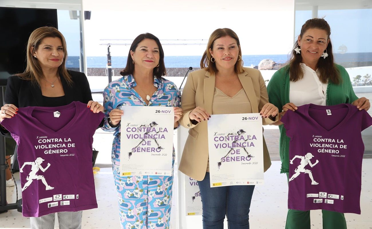 Imagen durante el acto de presentación de la X Carrera contra la Violencia de Género