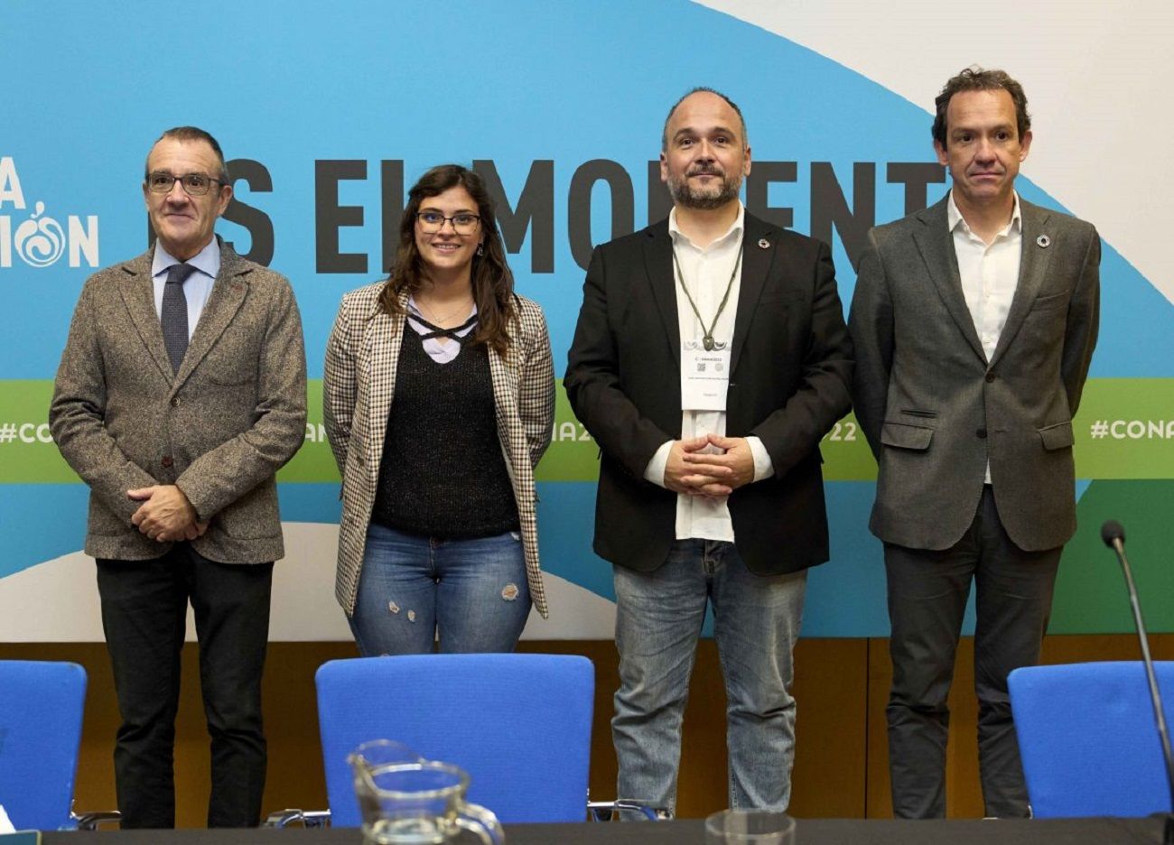Representantes del Gobierno de Canarias y de Baleares en el Congreso Nacional de Medio Ambiente