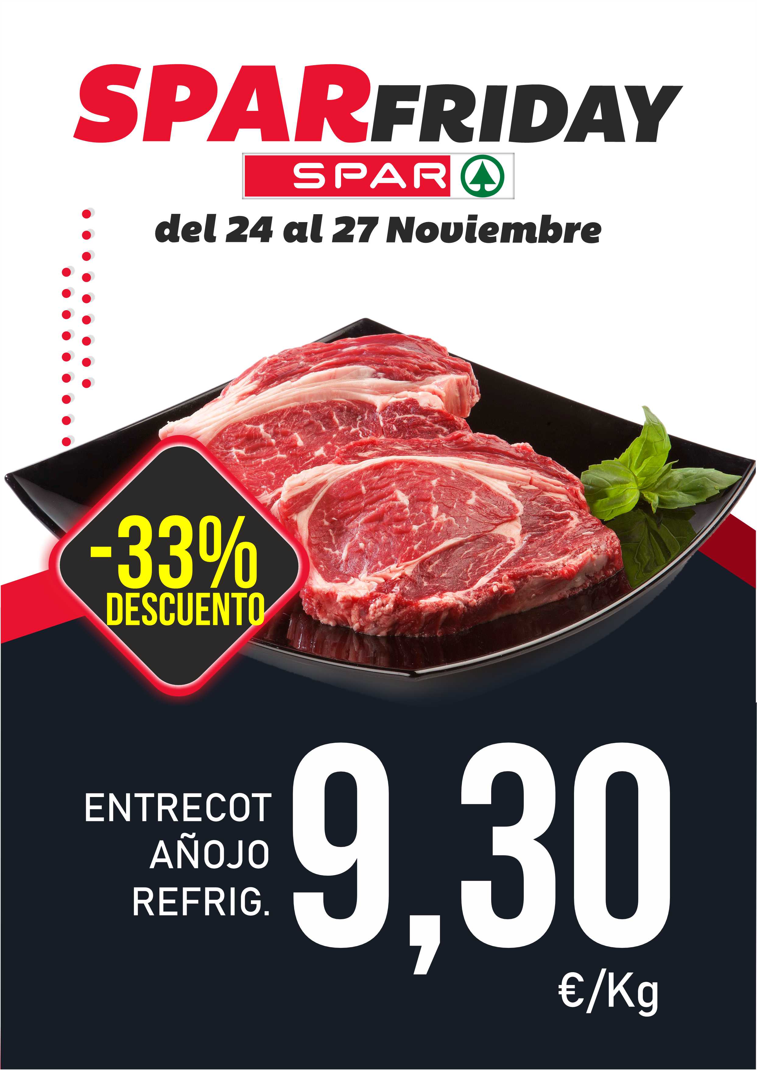 Descuento del entrecot Descuento del entrecot