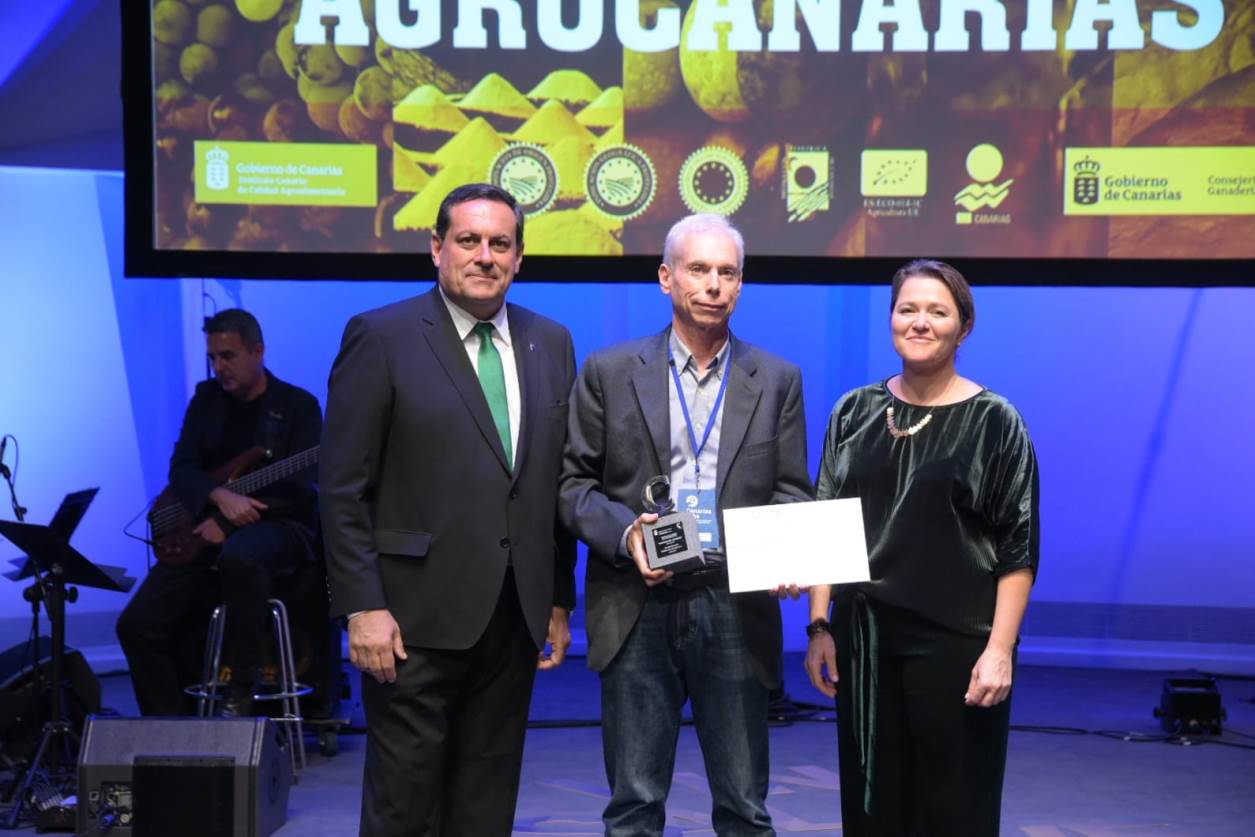 Carlos Padrón recoge el premio a la mejor sal marina 