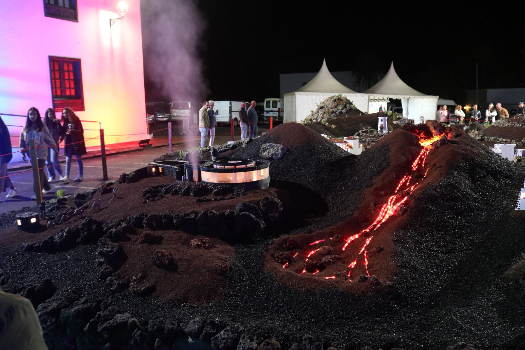 Géiser en Timanfaya Géiser en Timanfaya