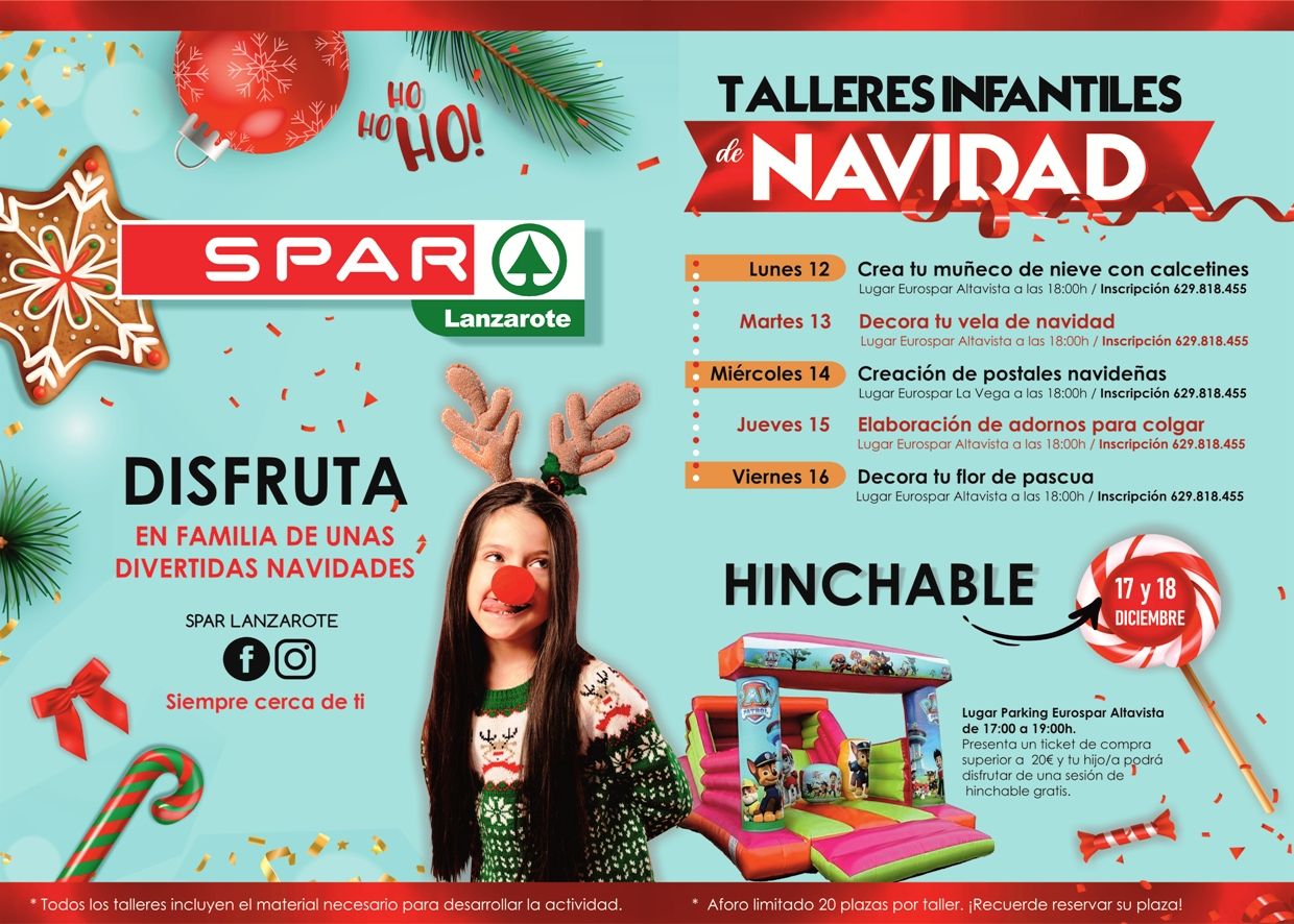 Talleres infantiles SPAR Navidad 2022