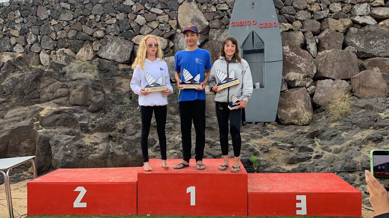 Optimist Lanzarote Trophy ganadores absolutos