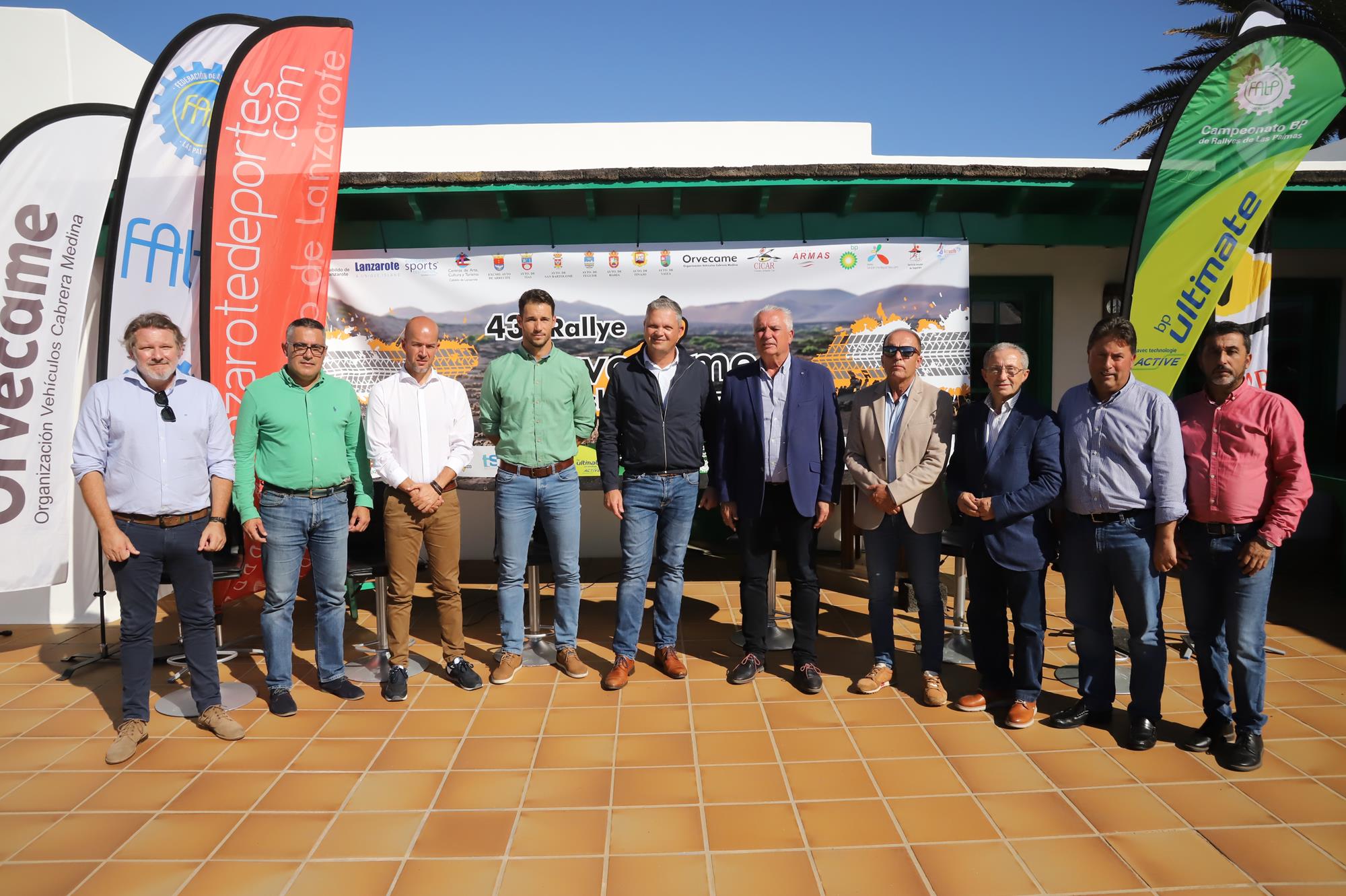 Presentación del 43º Rallye Orvecame-Isla de Lanzarote