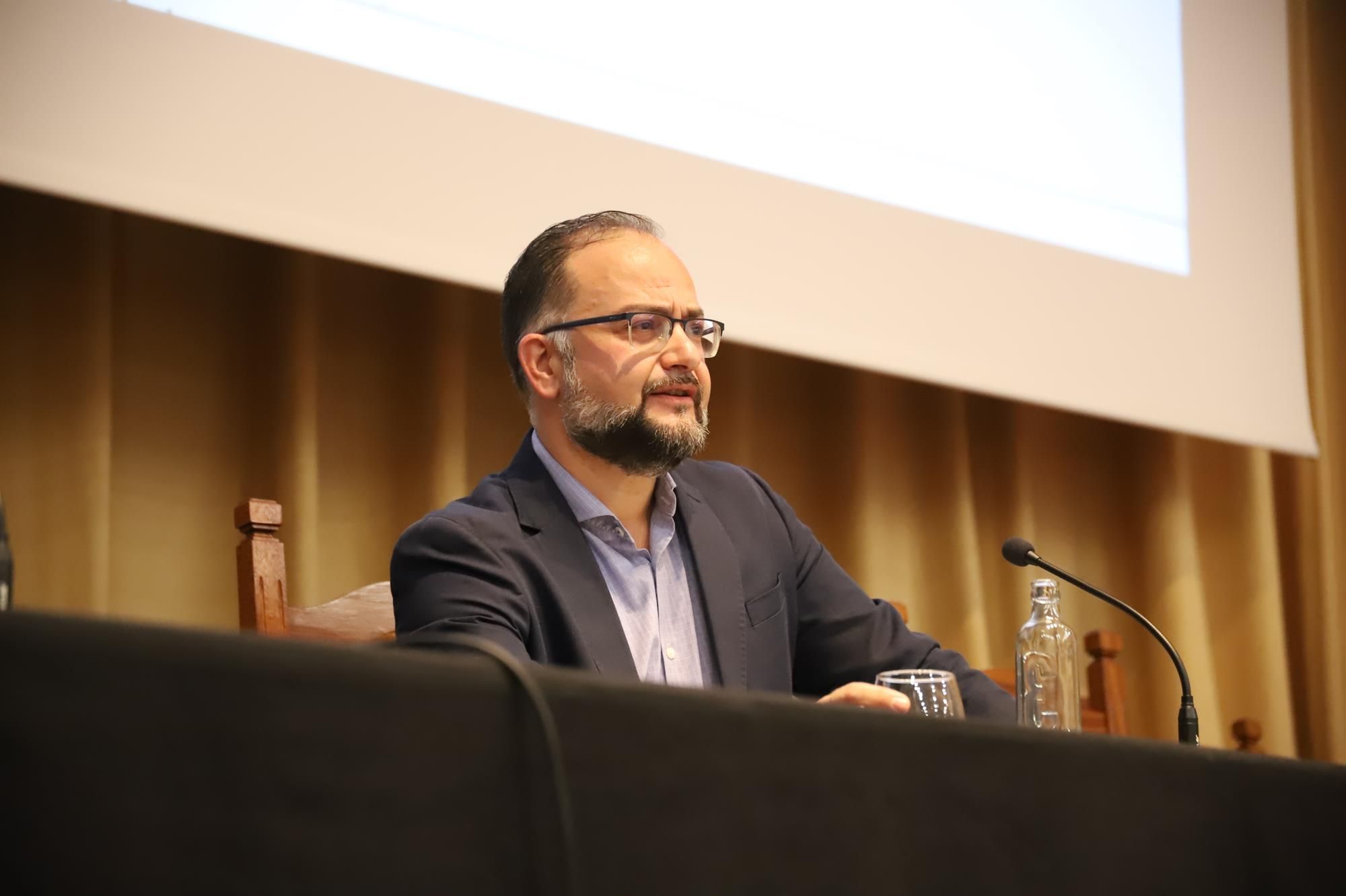 El consejero de Gobierno Abierto del Cabildo de Lanzarote, Jorge Peñas