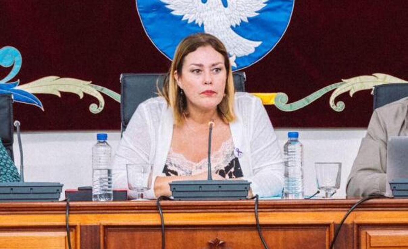 La alcaldesa de Arrecife, Astrid Pérez