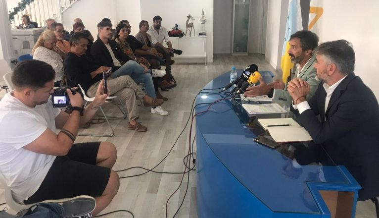 Pedro San Ginés en rueda de prensa Pedro San Ginés en rueda de prensa