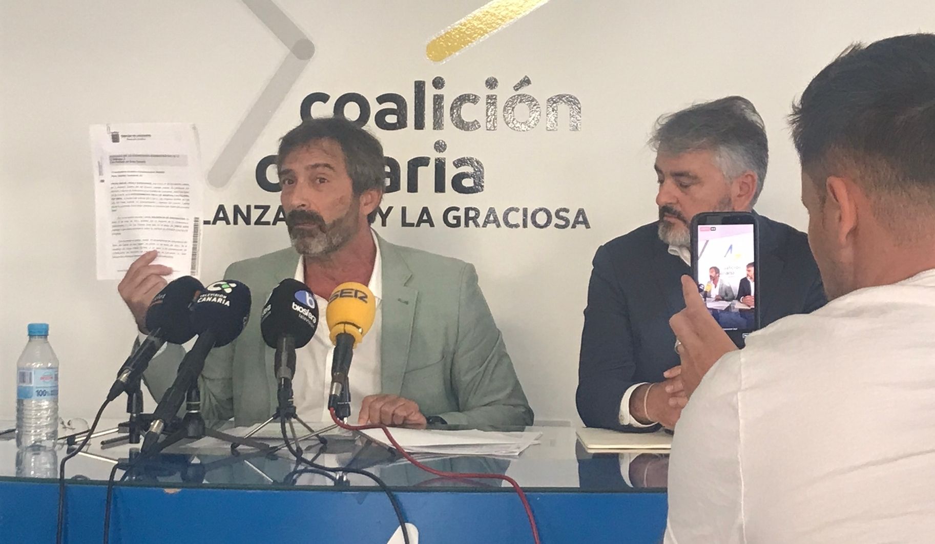 Pedro San Ginés en rueda de prensa