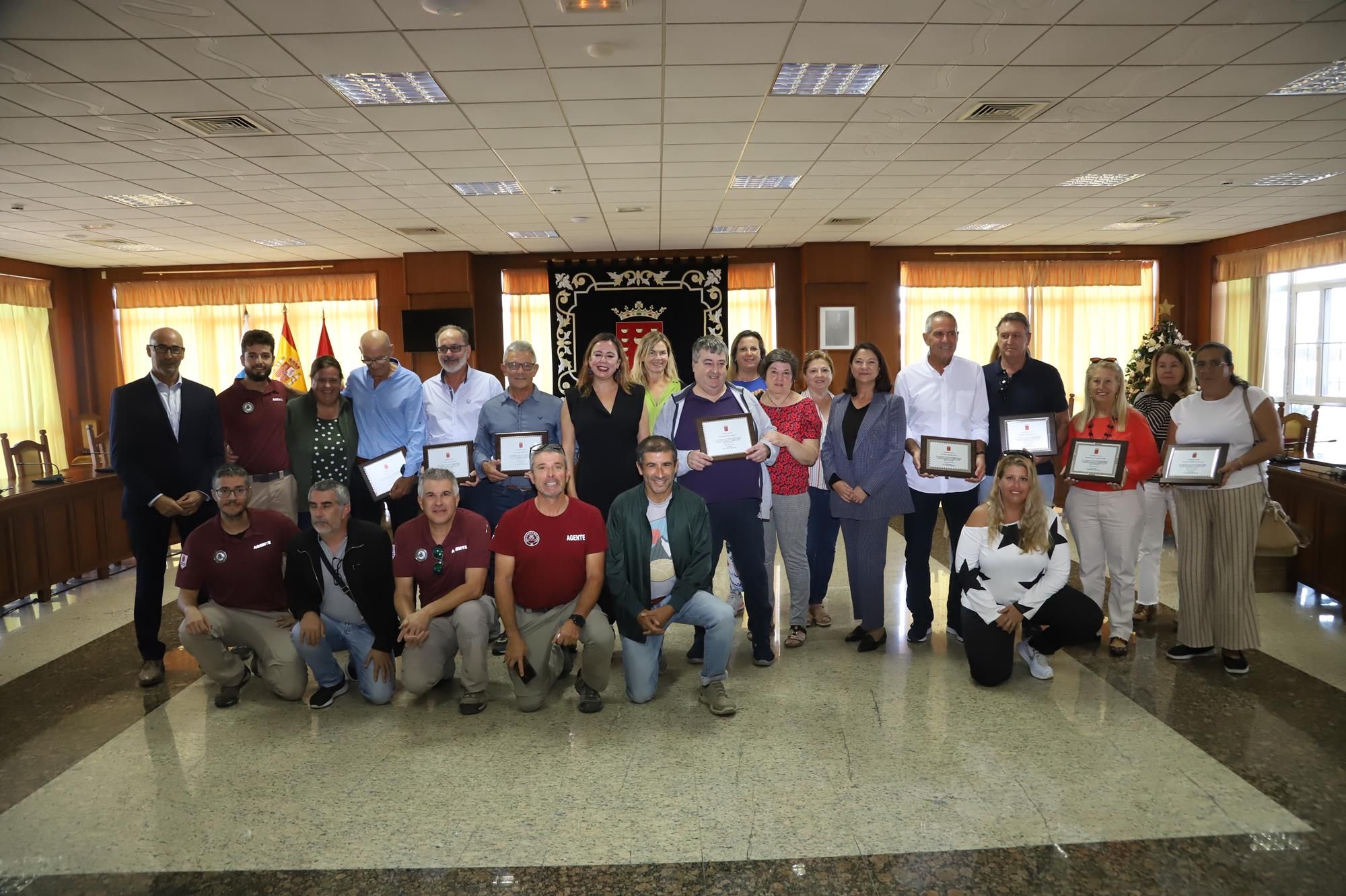 Acto homenaje al personal del Cabildo jubilado durante este 2022