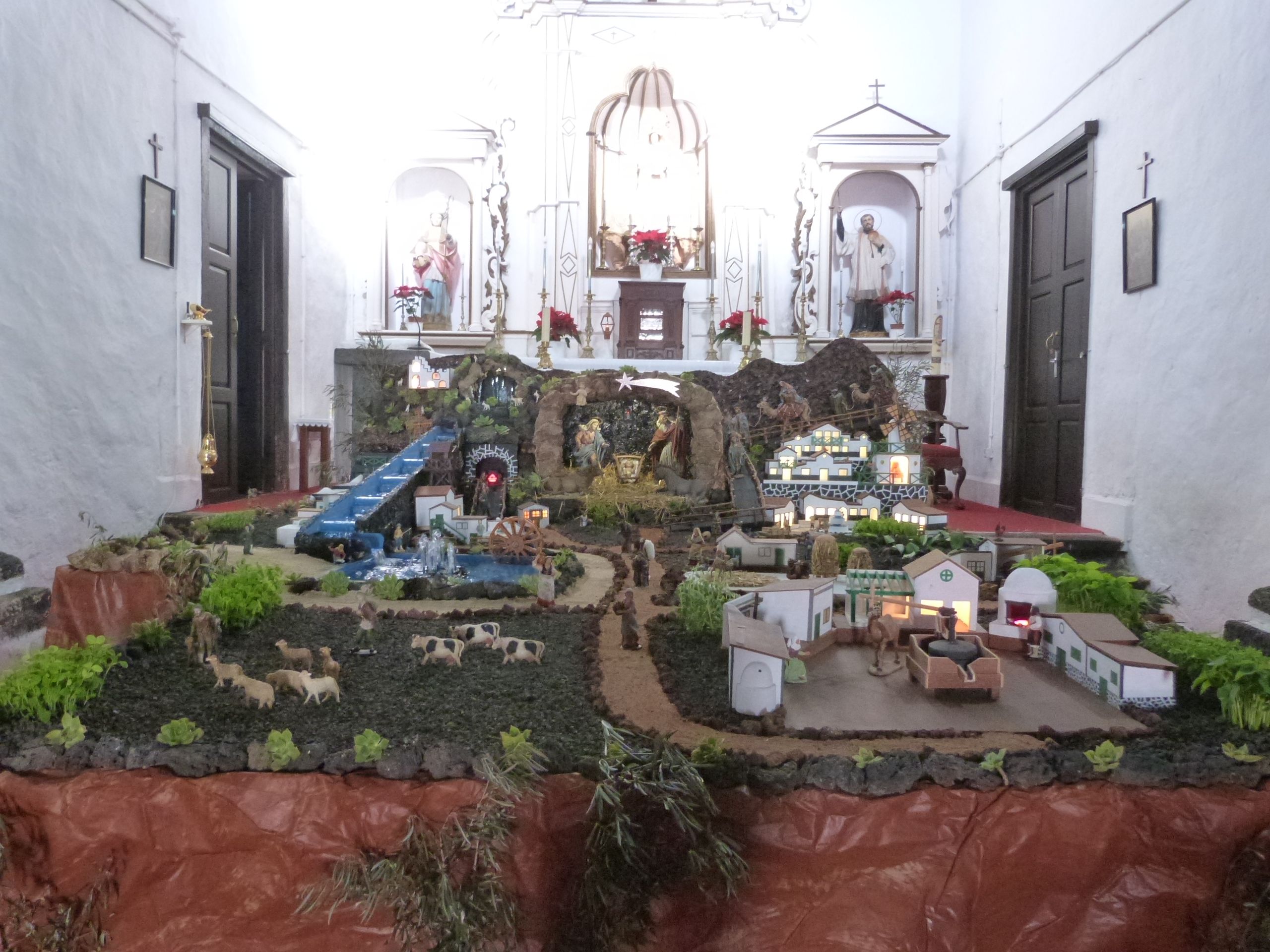 Portal de Belén de la Parroquia de Nuestra Señora de la Candelaria, en Tías