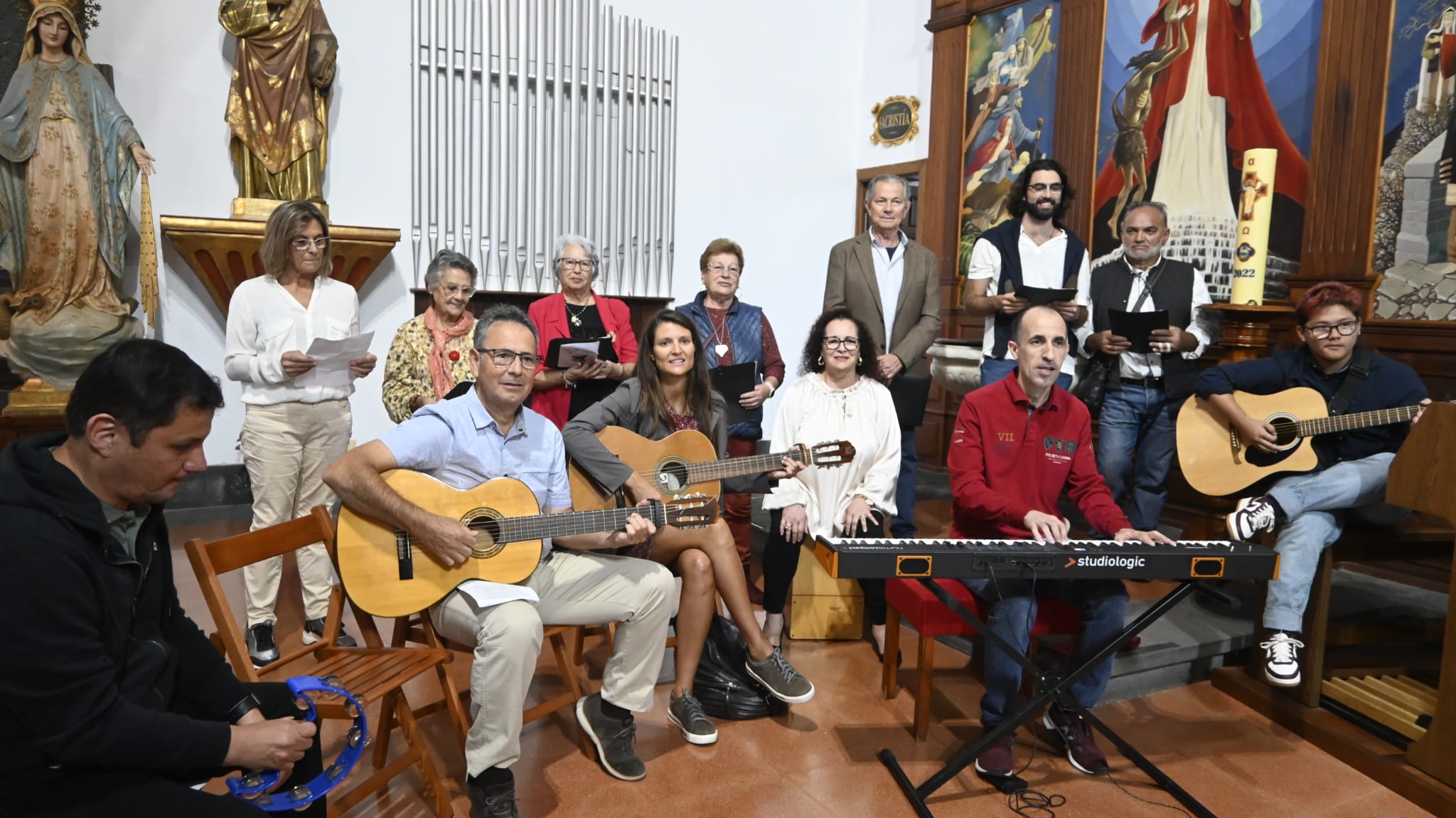 Evento de la bendición del Portal de Belén de la iglesia de San Ginés