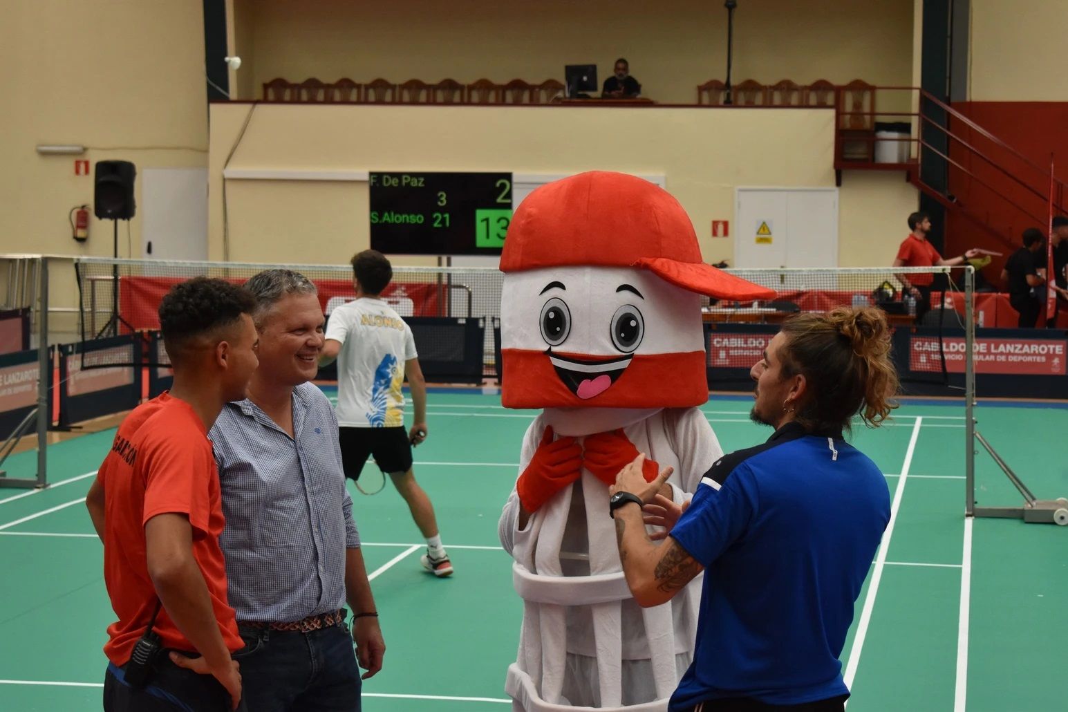 Encuentro de la Liga Nacional de Badminton 