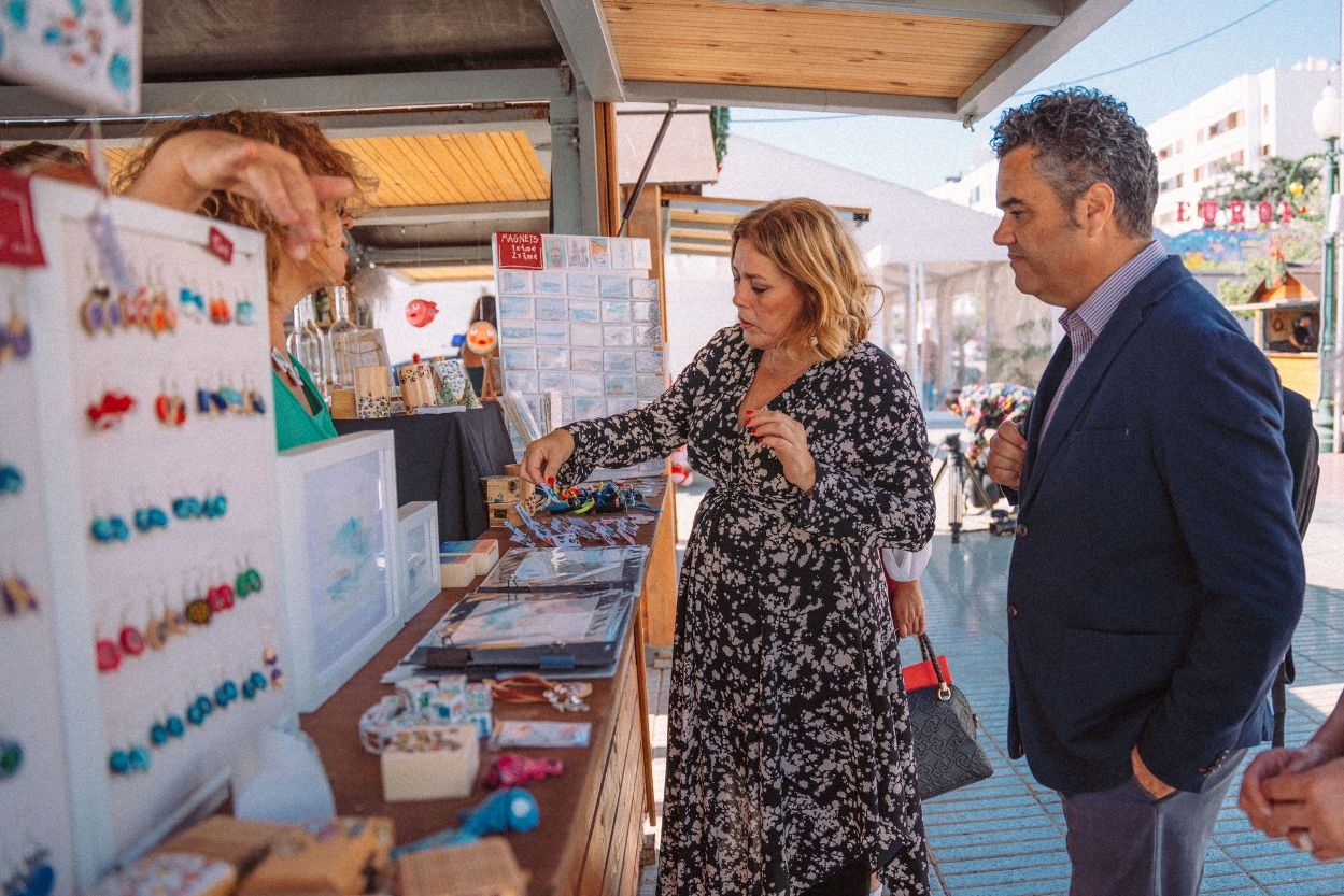 Inauguración del Mercadillo de Navidad de Arrecife