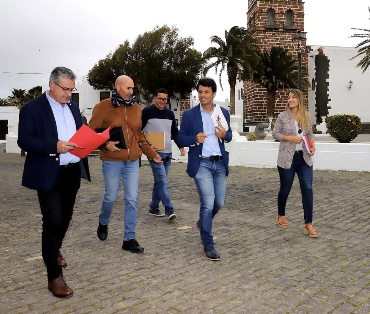 Integrantes del PSOE de Teguise y La Graciosa