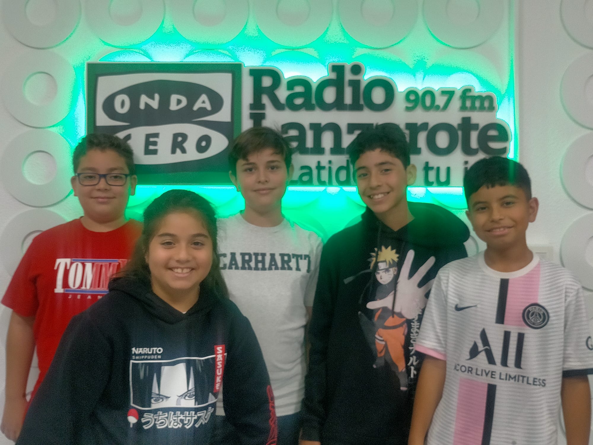 Los jóvenes que dirigieron el programa de Polideportivo Kids sobre los e-games