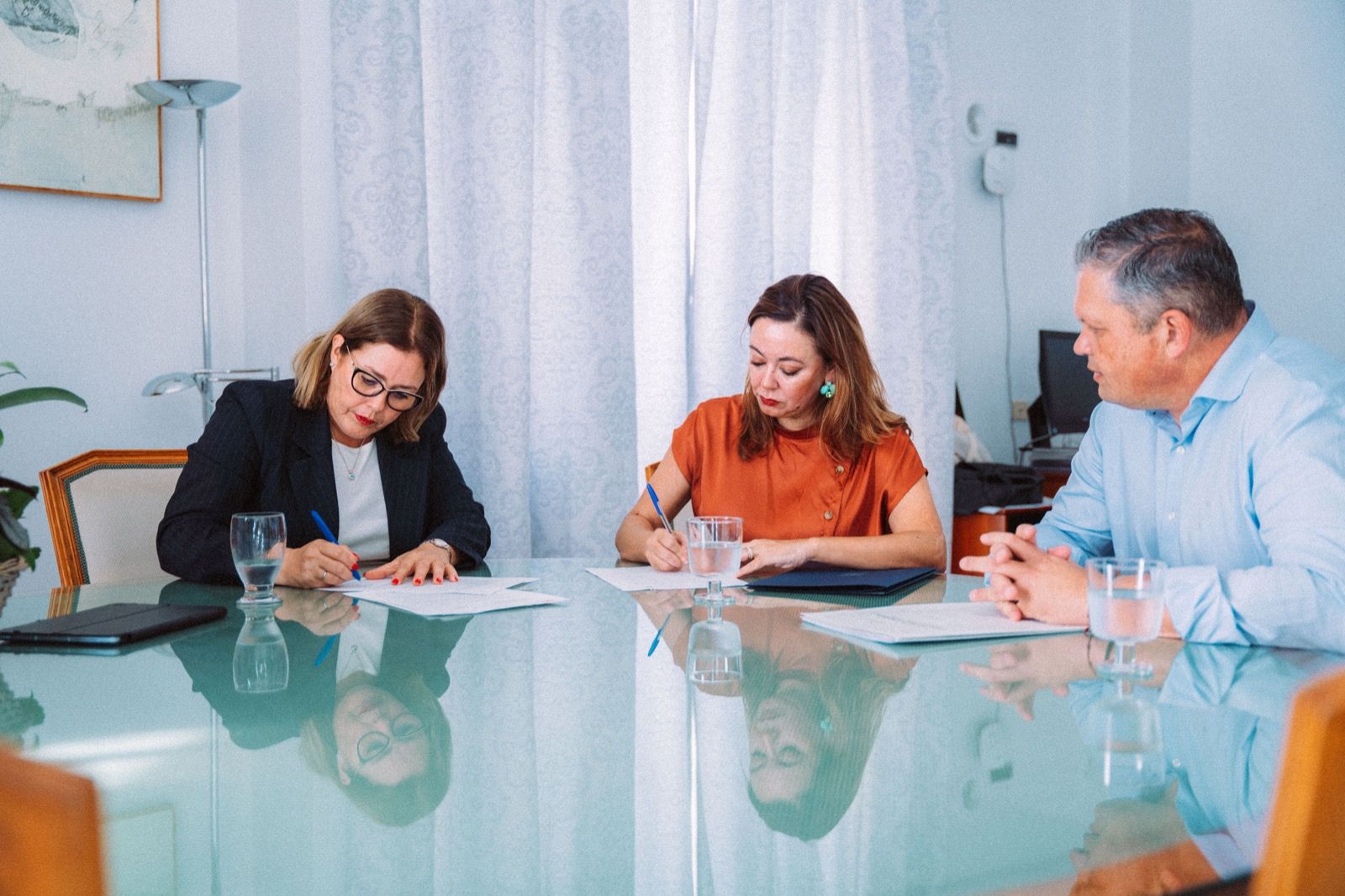 Rúbrica de la recepción de la obra del campo del Marítima