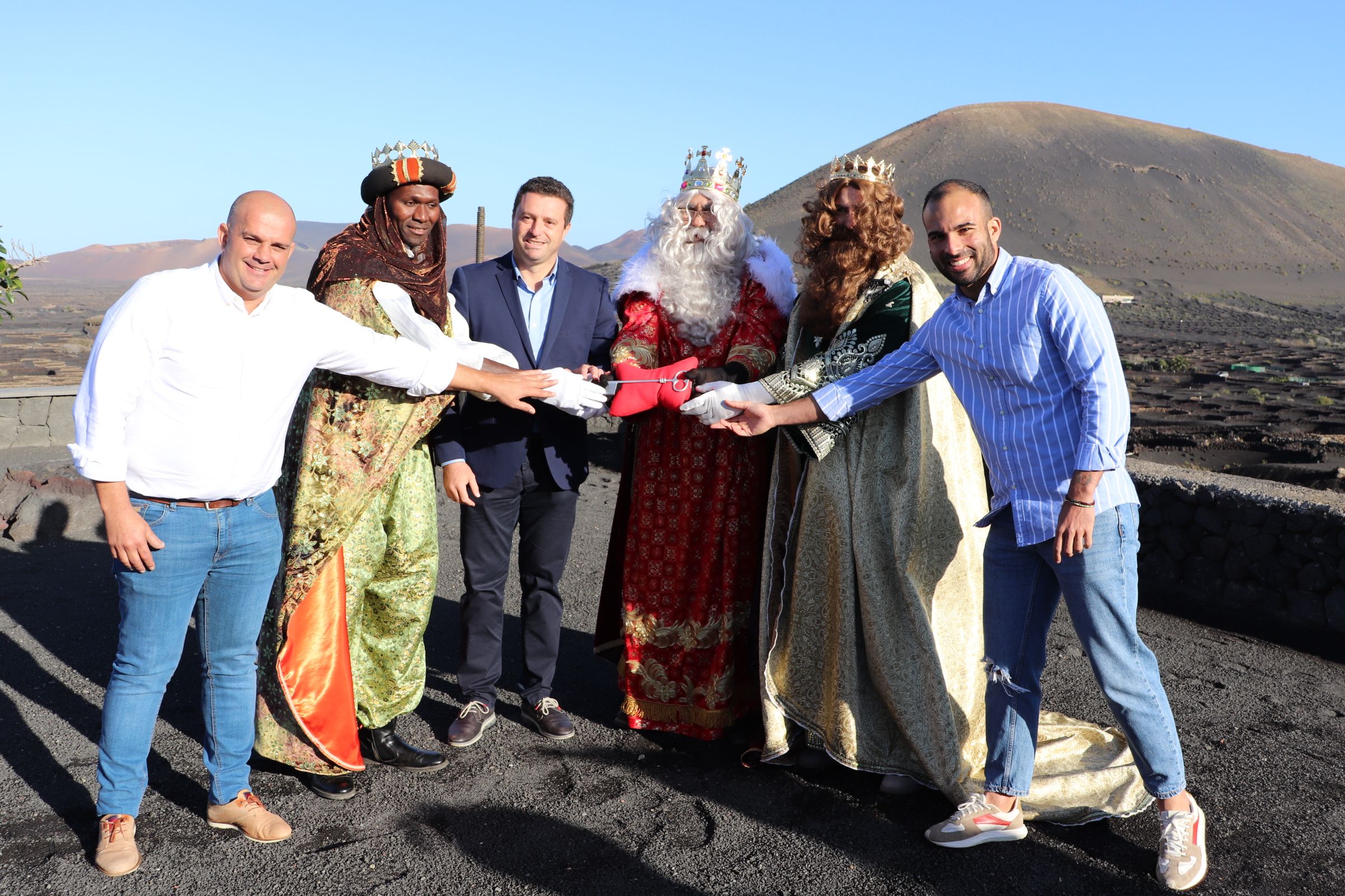 Entrega de la llave de Yaiza a los Reyes Magos