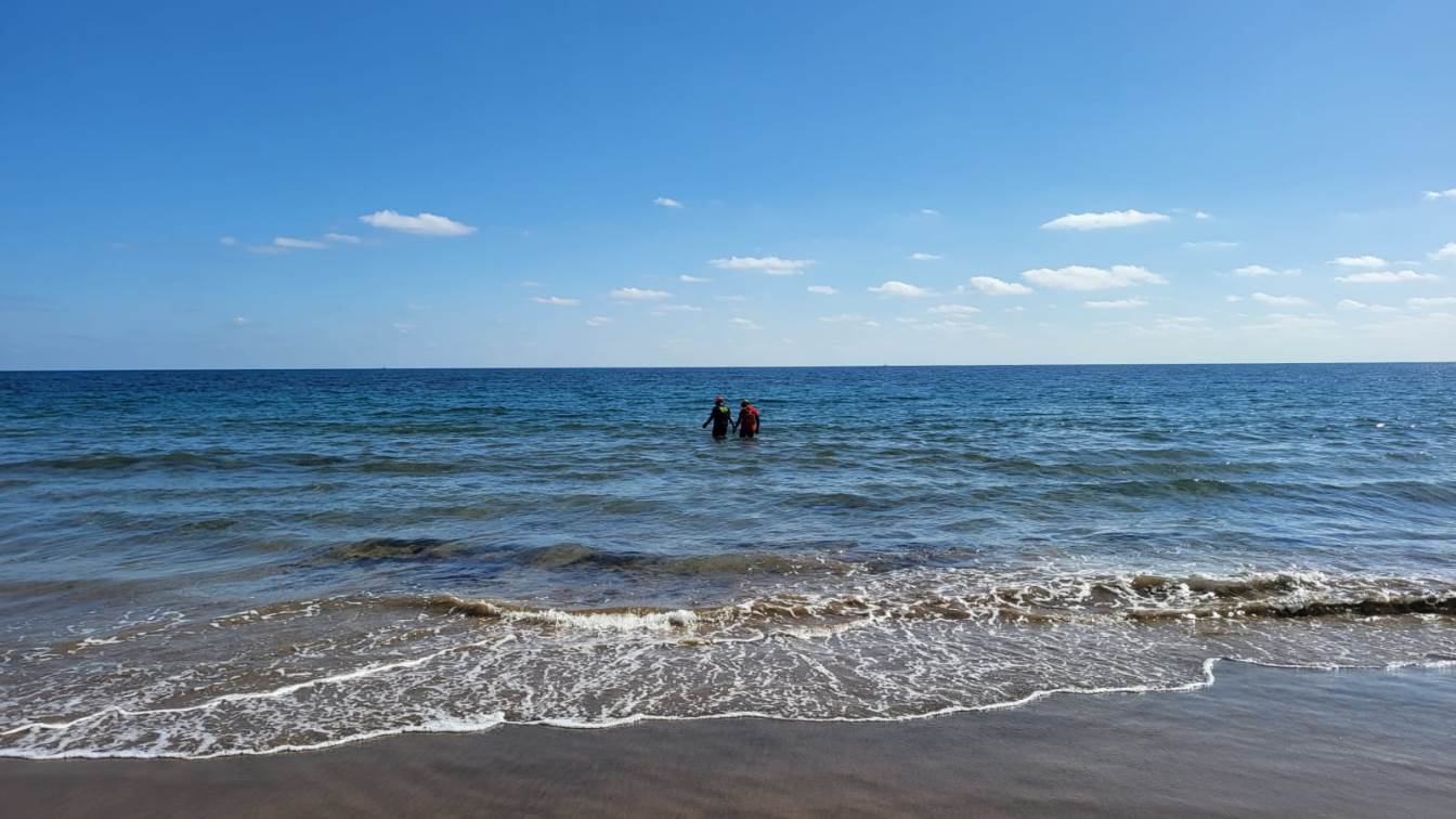 Boluntis rescatan a un angelote en Matagorda