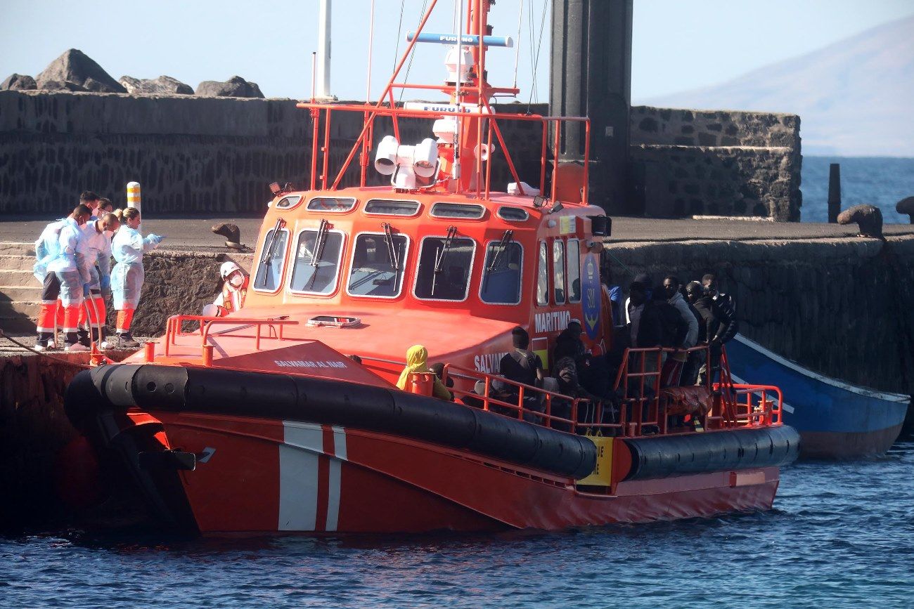 Desembarco de migrantes en el muelle Comercial Fotos: José Luis Carrasco