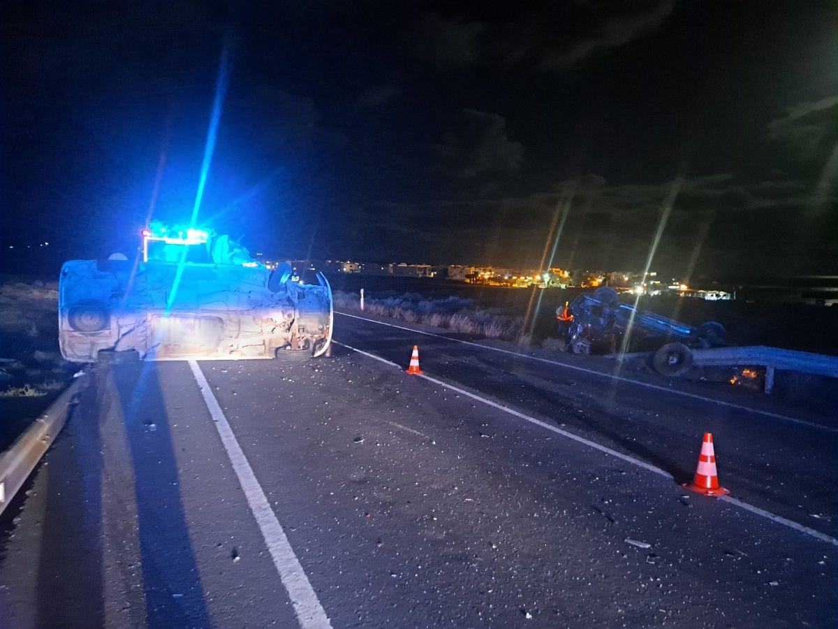 Accidente cerca de Arrieta