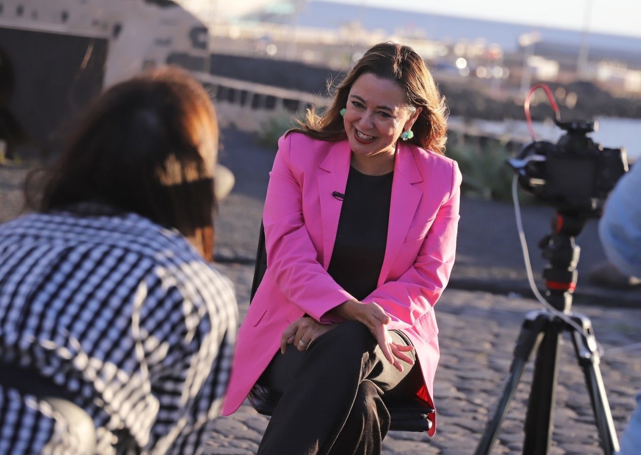 María Dolores Corujo, presidenta del Cabildo de Lanzarote