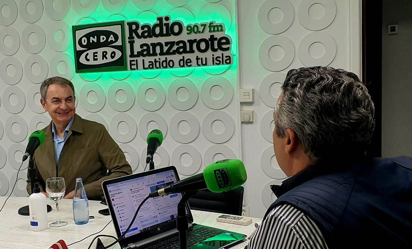 Zapatero en Radio Lanzarote Onda Cero