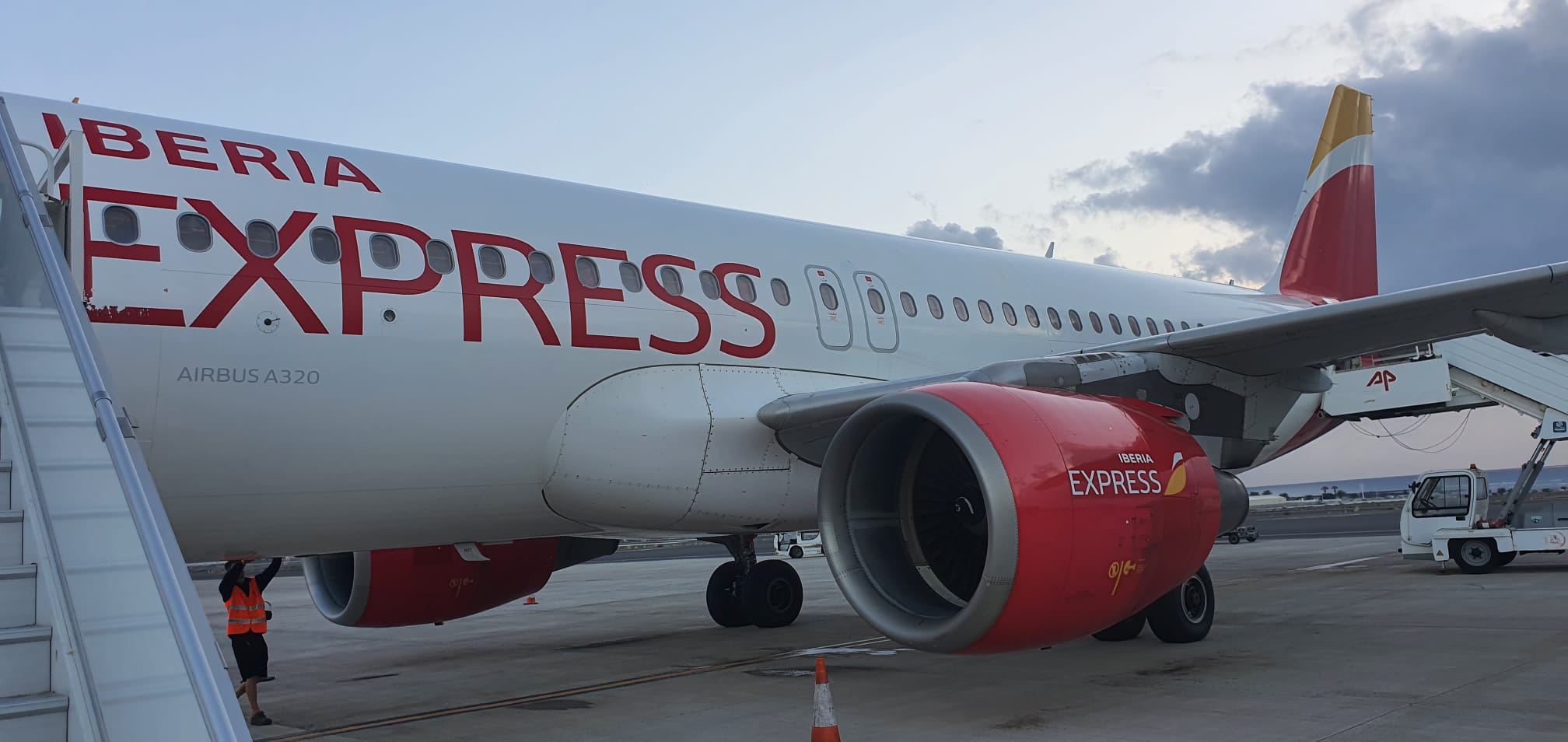 Avión del incidente de la compañía Iberia Express