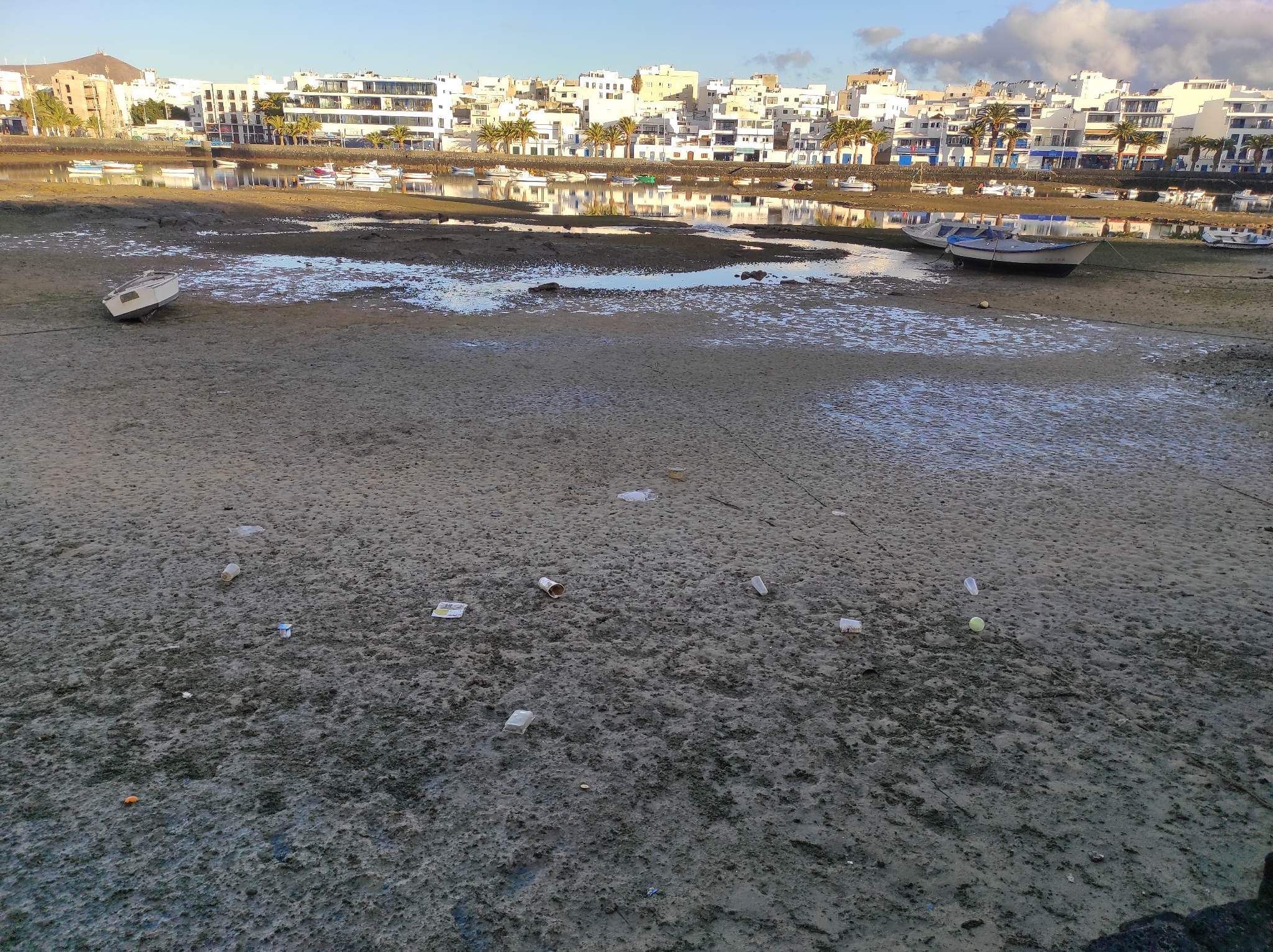 Basura en el Charco de San Ginés