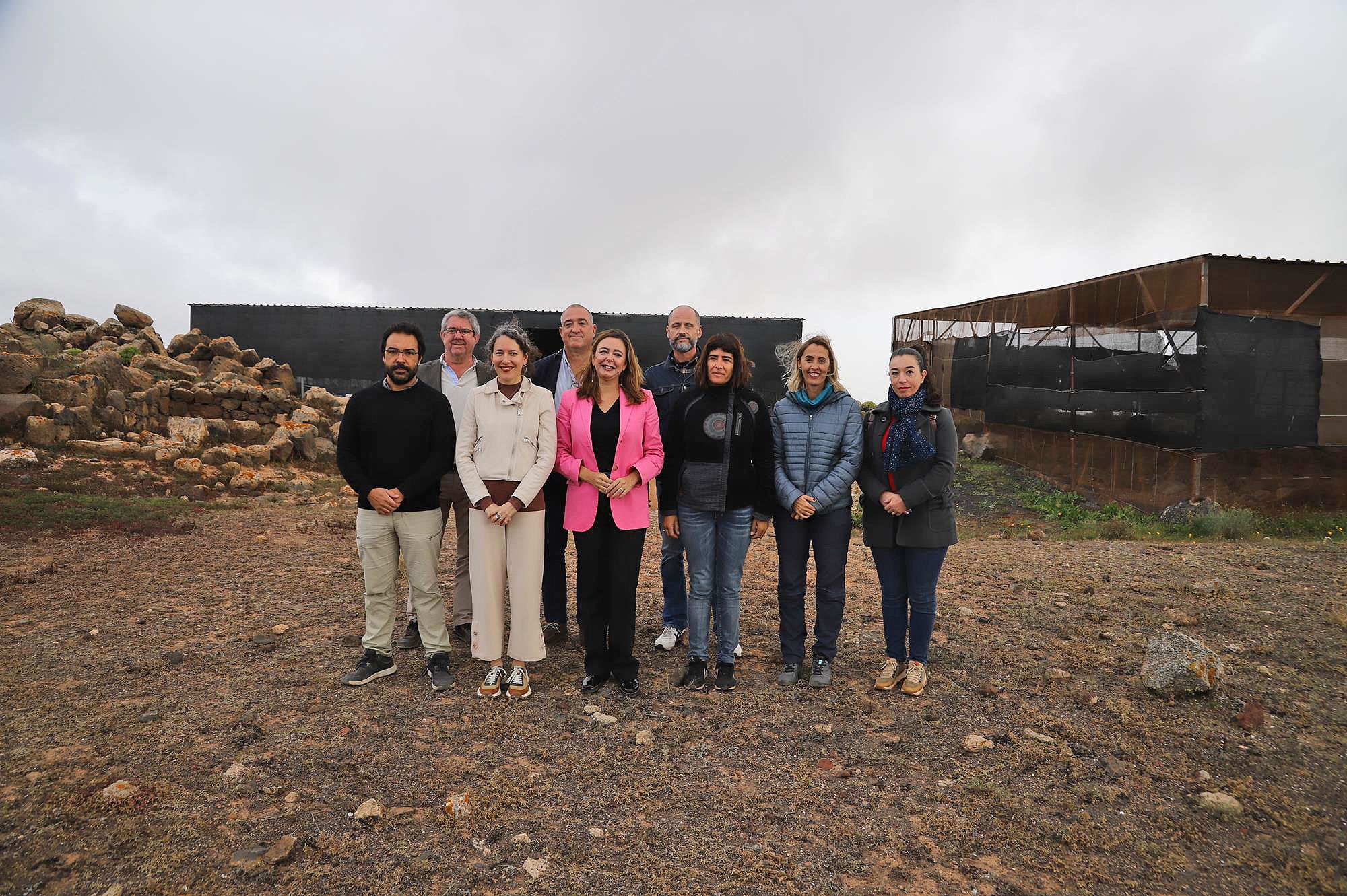 Presentación del plan de obras del Museo de Sitio en la Zona Arqueológica de Zonzamas