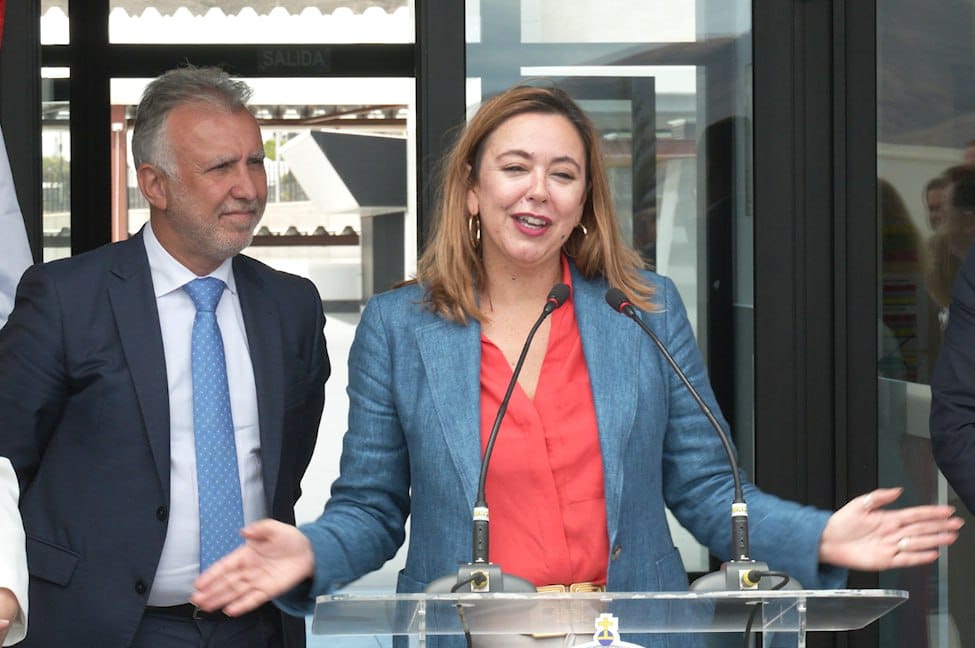 La presidenta del Cabildo y el presidente de Canarias