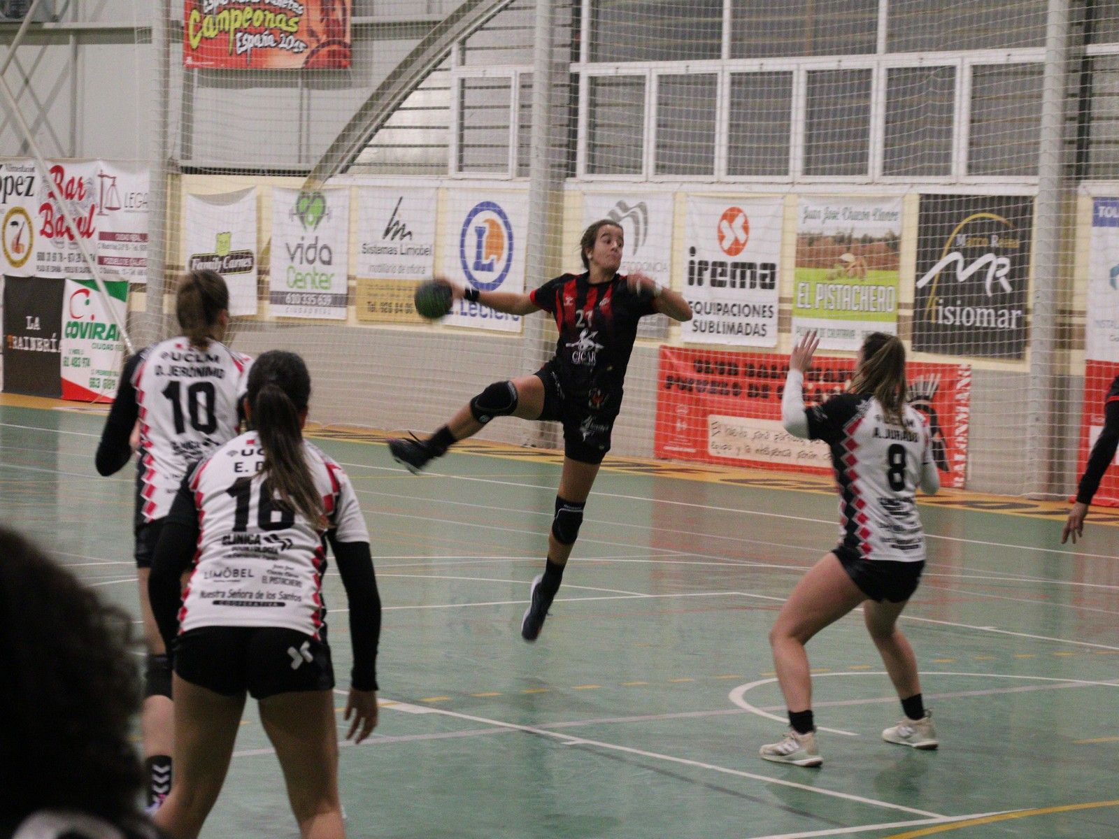 Partido de balonmano del CICAR Lanzarote Ciudad de Arrecife contra el Soliss Balonmano Pozuelo de Calatrava