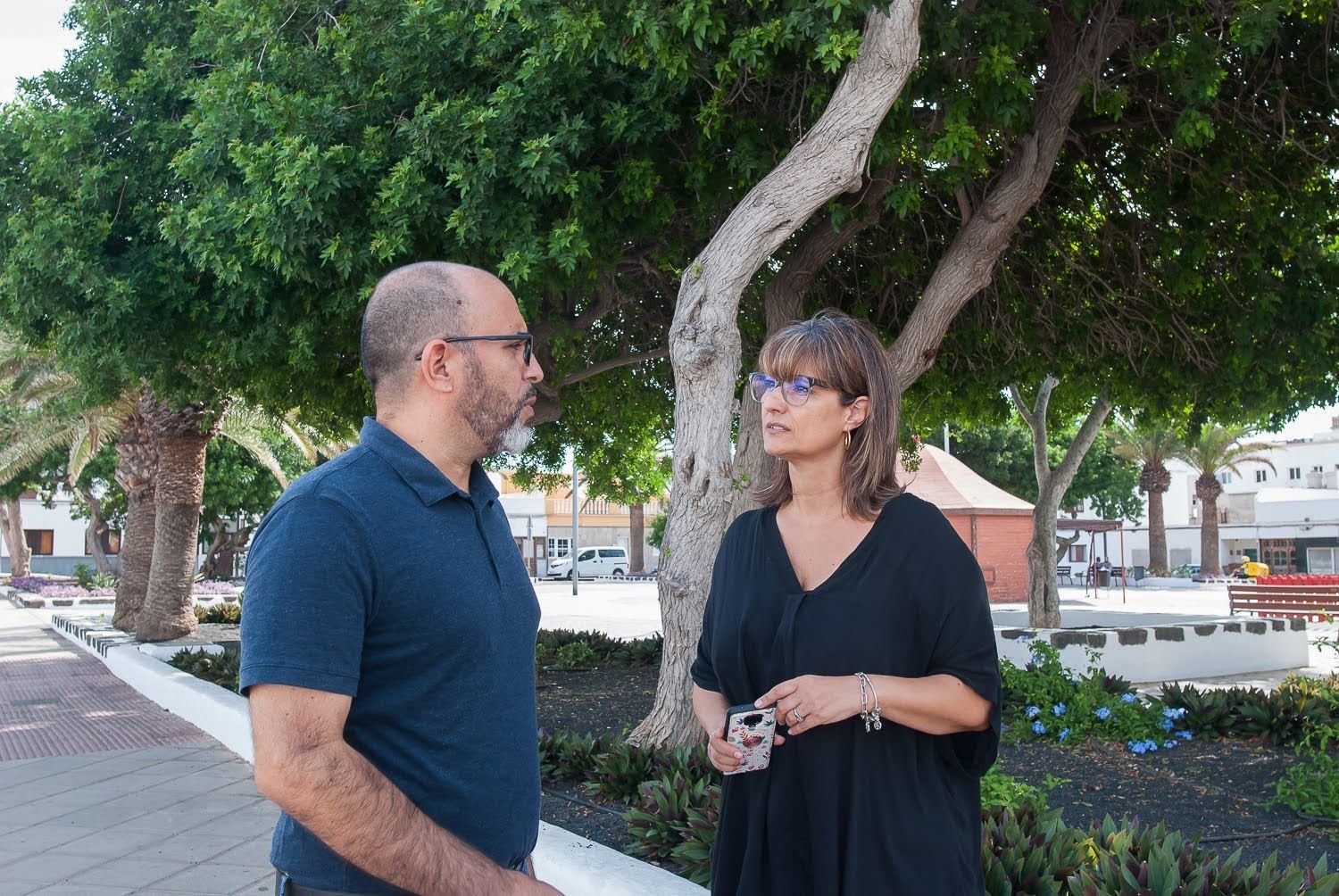 Leandro Delgado y Leticia Padilla, concejales de Lanzarote En Pie en Arrecife