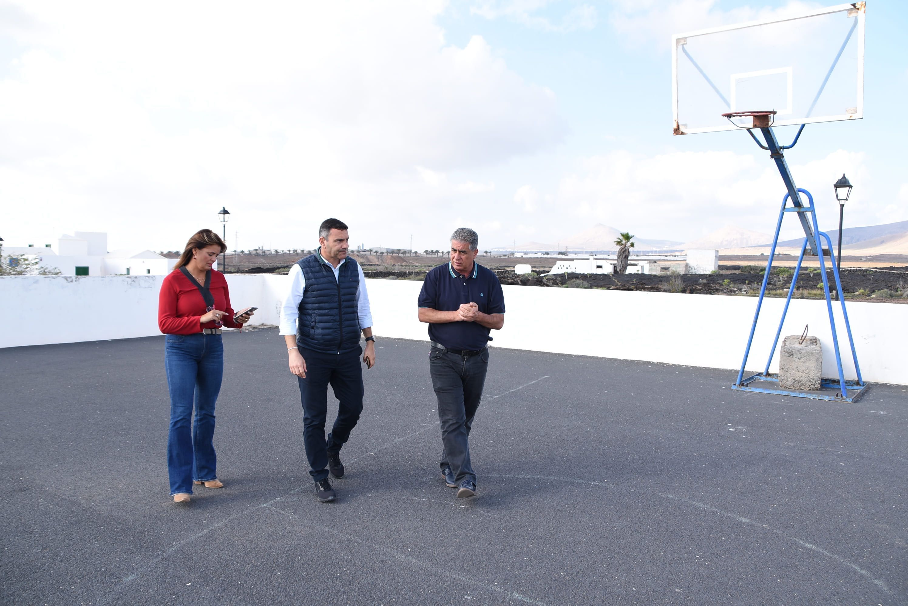 Cancha de baloncesto en Teguise