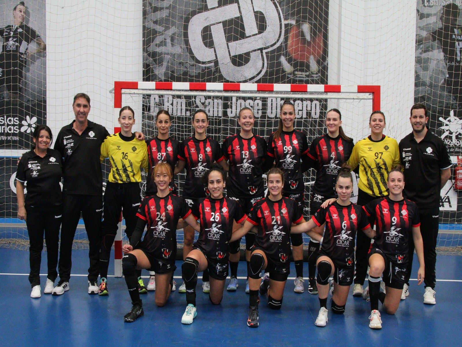 Equipo de balonmano CICAR Lanzarote Ciudad de Arrecife