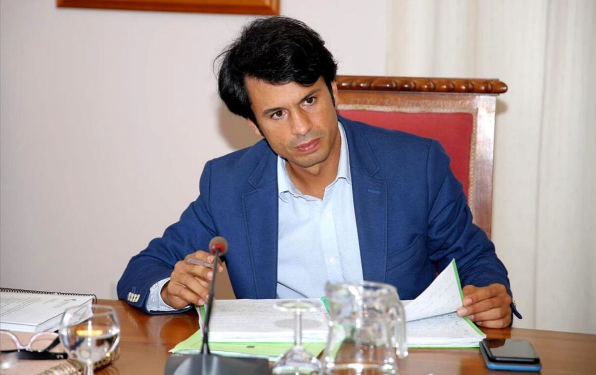 El portavoz del Grupo Socialista en el Ayuntamiento de Teguise, Marcos Bergaz