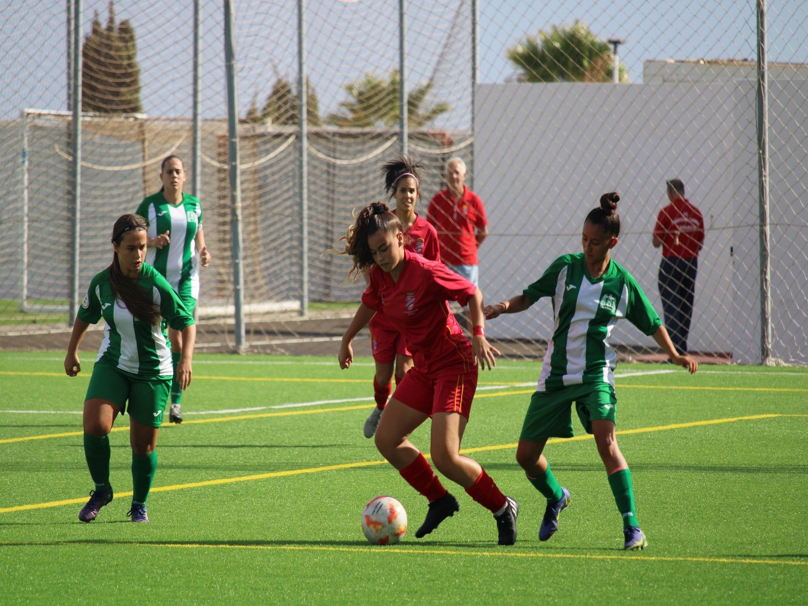 El equipo FC Puerto del Carmen contra el CF Las Majoreras