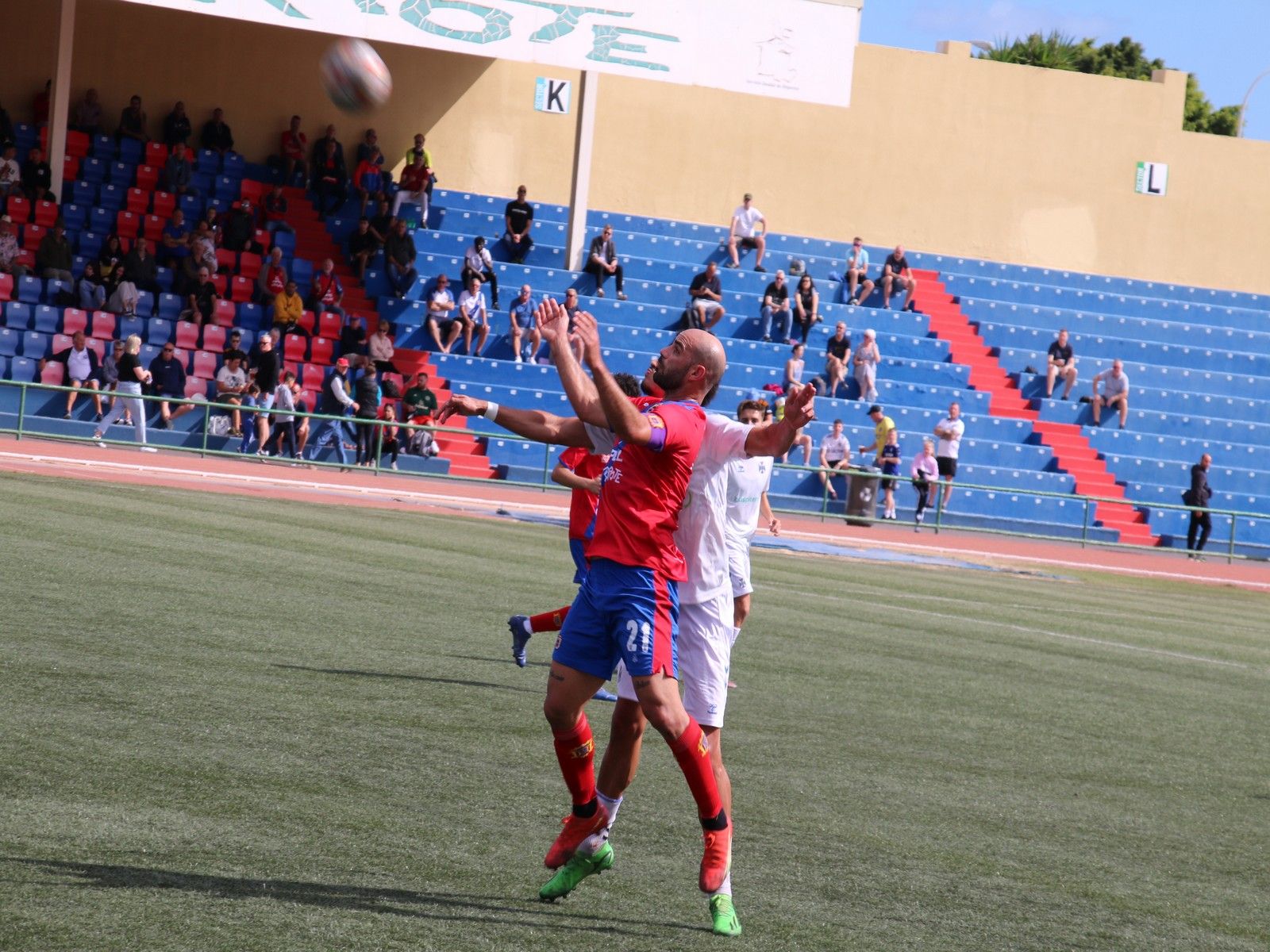 Partido de de fútbol del UD Lanzarote contra el CD Marino