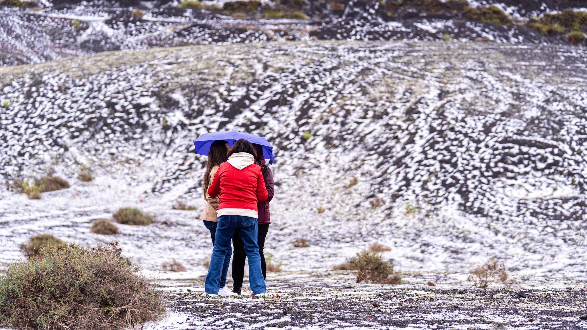 Granizo en Lanzarote