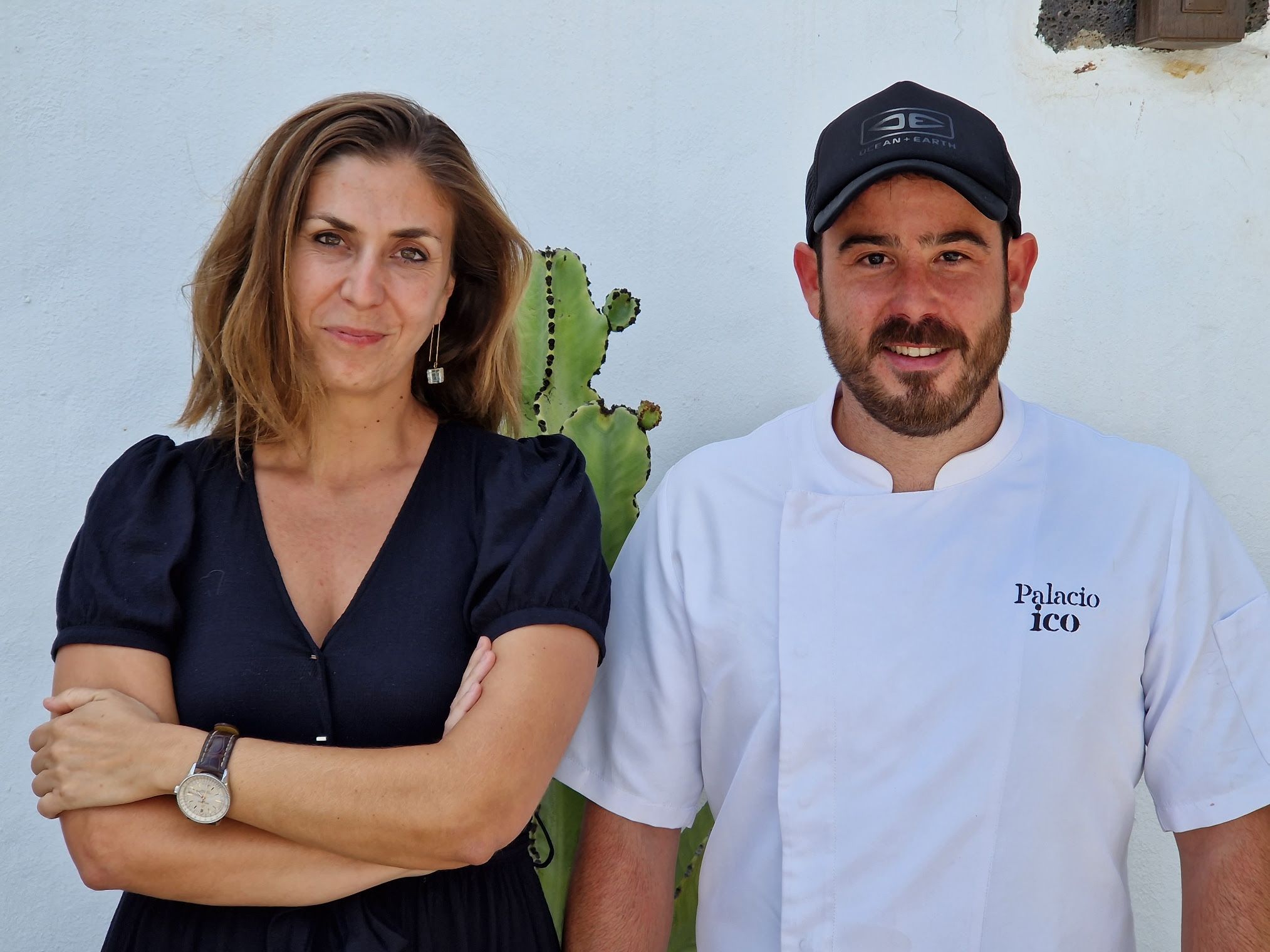 Sonsoles López, propietaria, y Víctor Valverde, chef del Ico