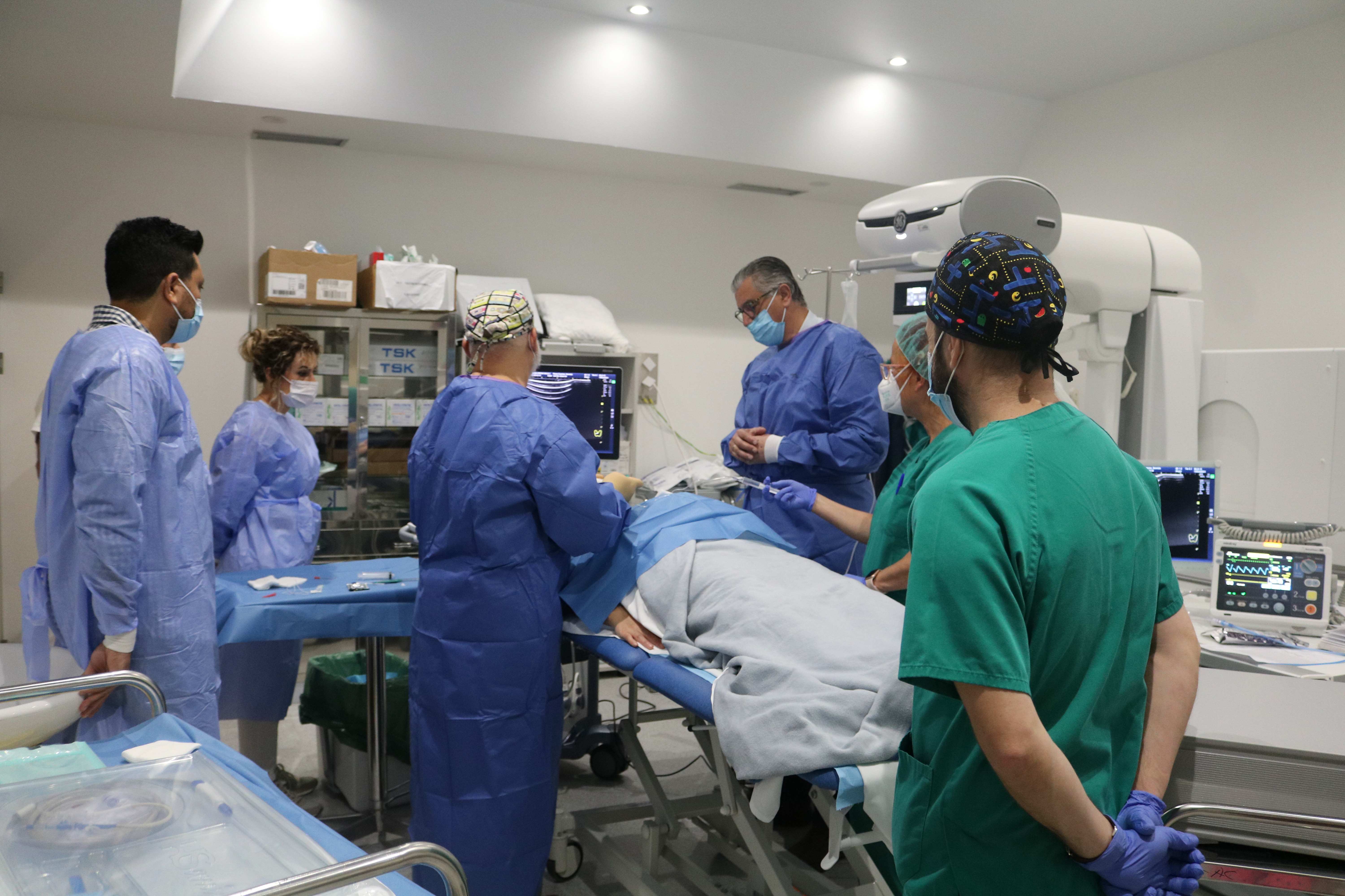 Participantes en el curso del Hospital Molina Orosa