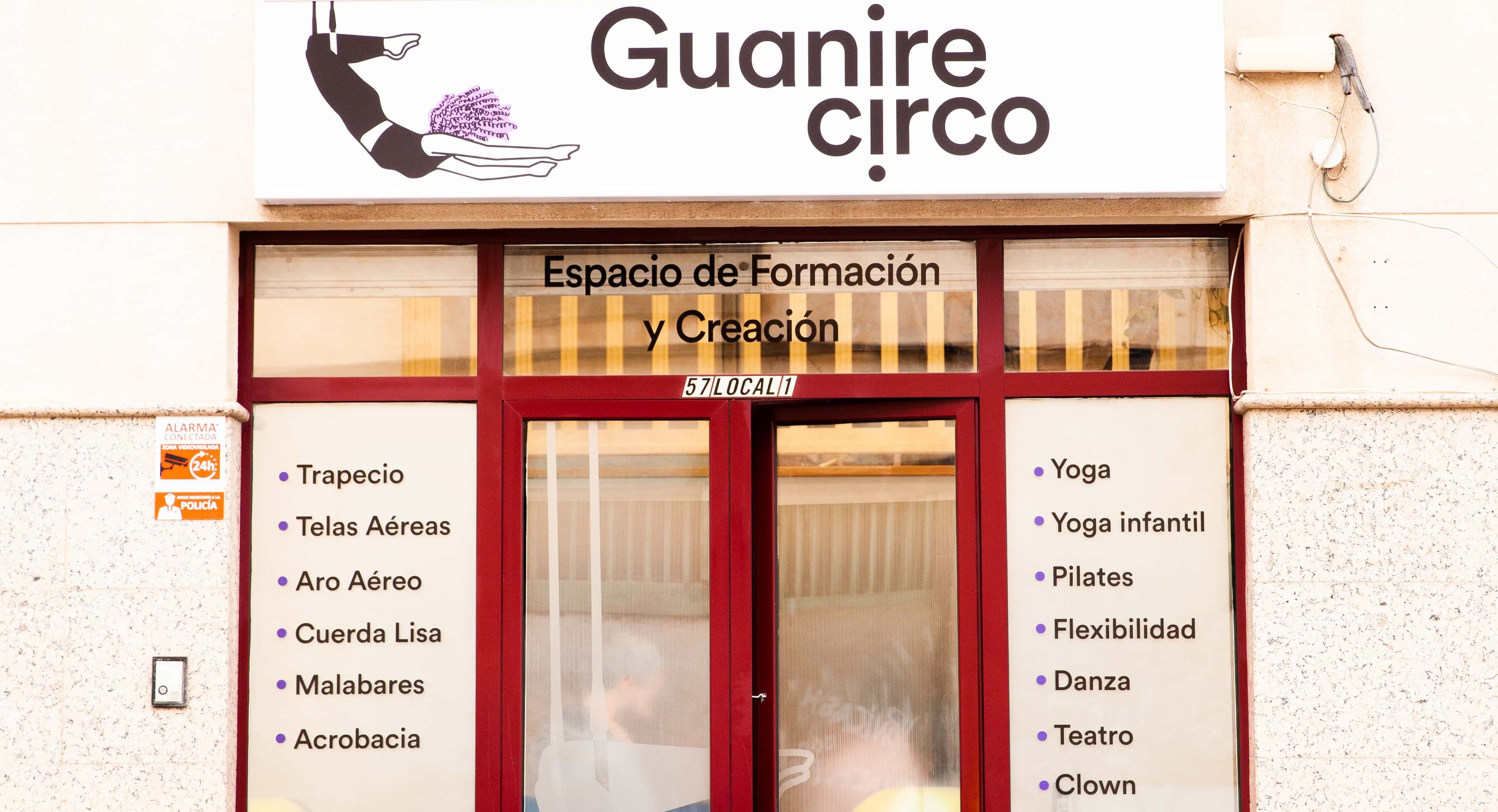 Local de Guanire Circo situado en el barrio de Valterra, en Arrecife