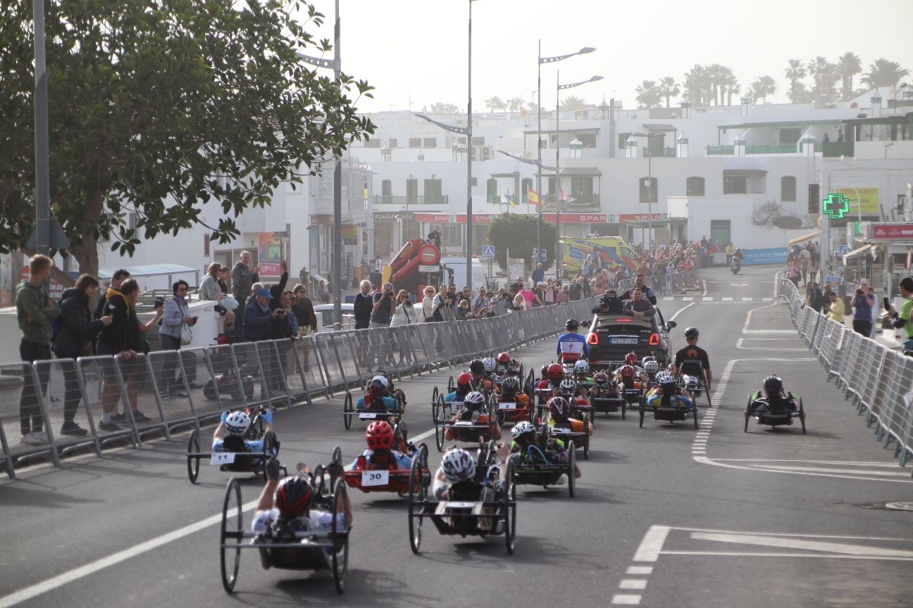 Vuelta handbike en Playa Blanca