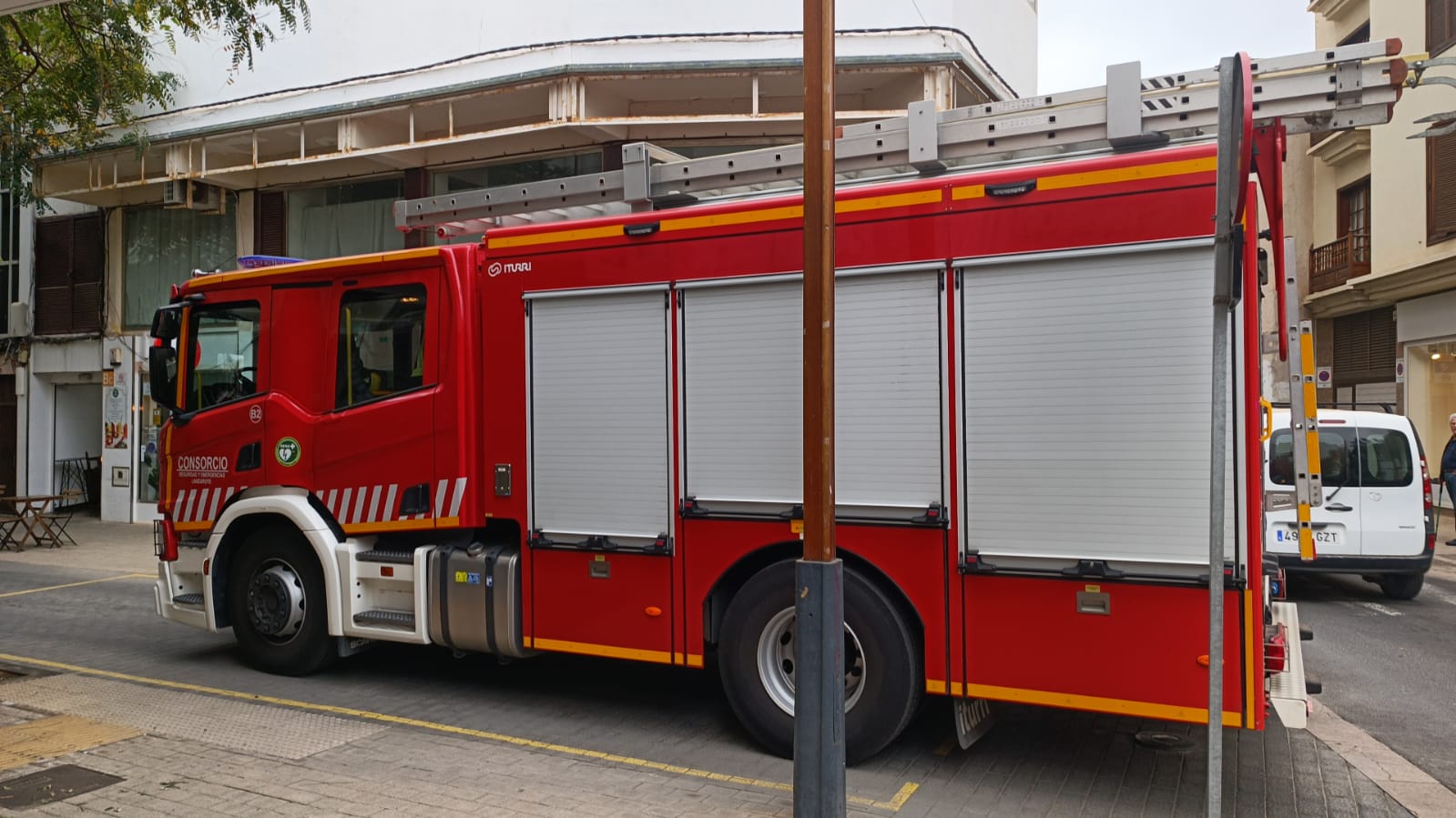 Vehículo de los bomberos