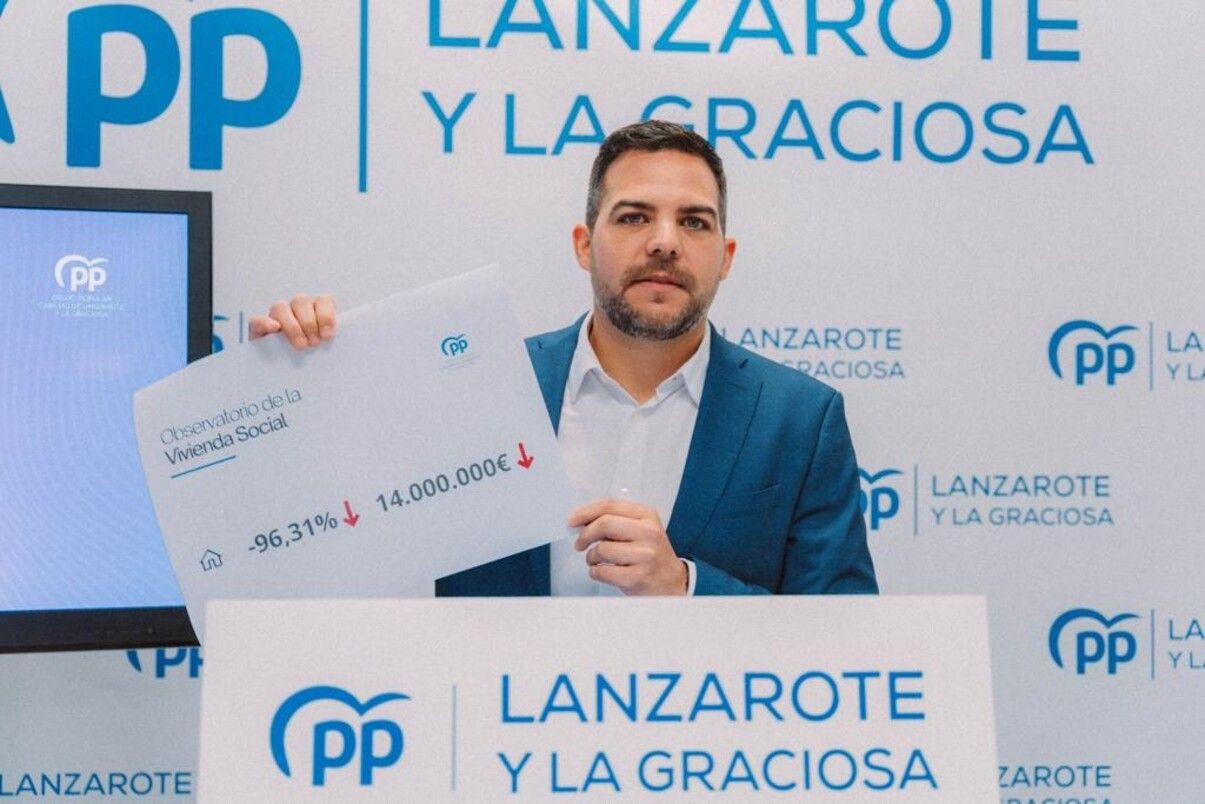 El consejero y candidato del PP a la presidencia del Cabildo, Jacobo Medina