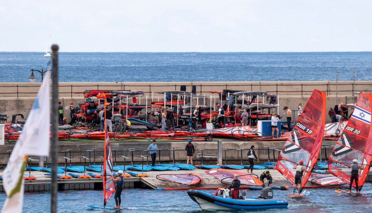 Prolegómenos de un día de regatas en la Lanzarote International Regatta