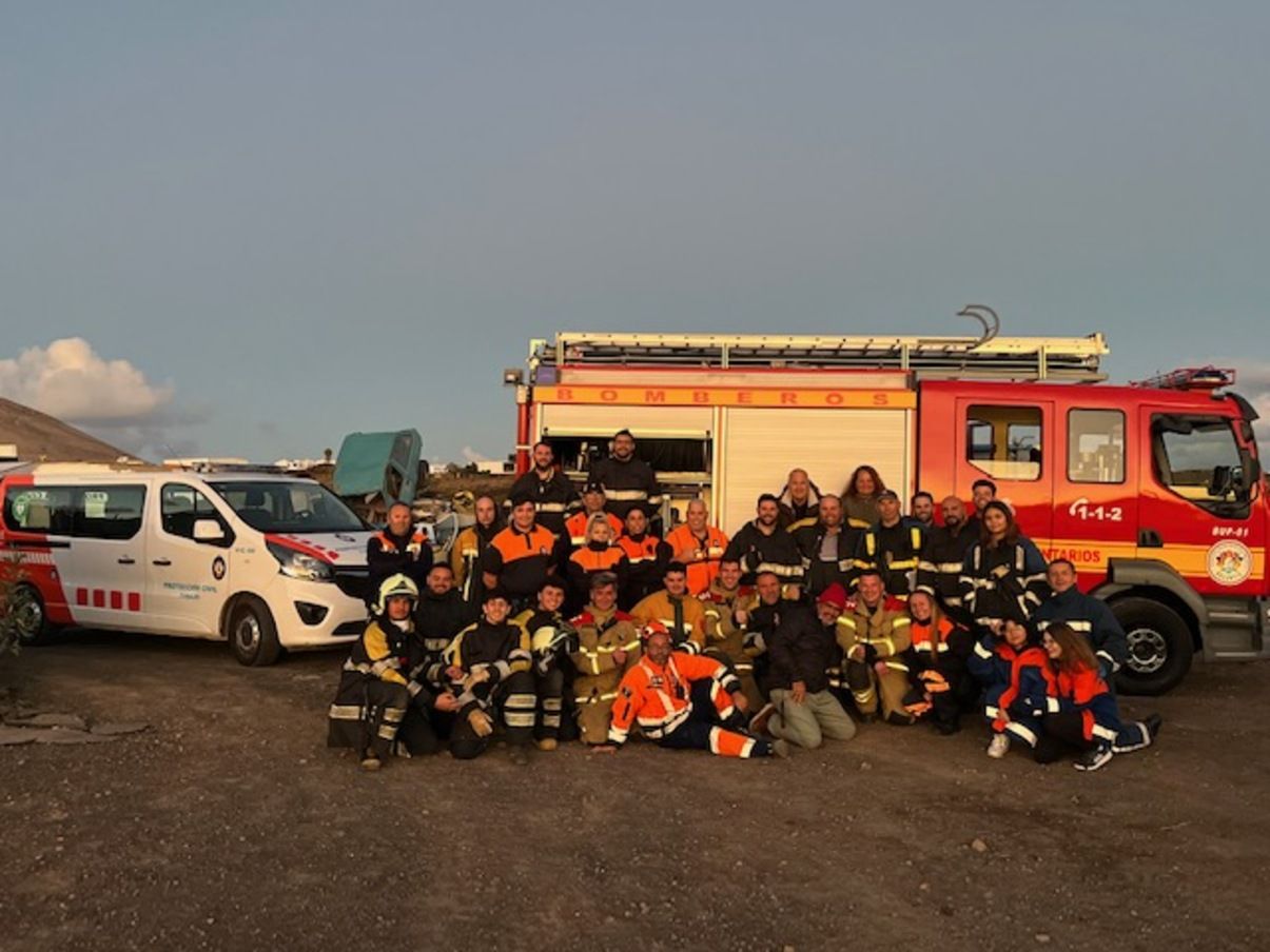 La Asociación de Bomberos Voluntarios de Lanzarote Boluntis