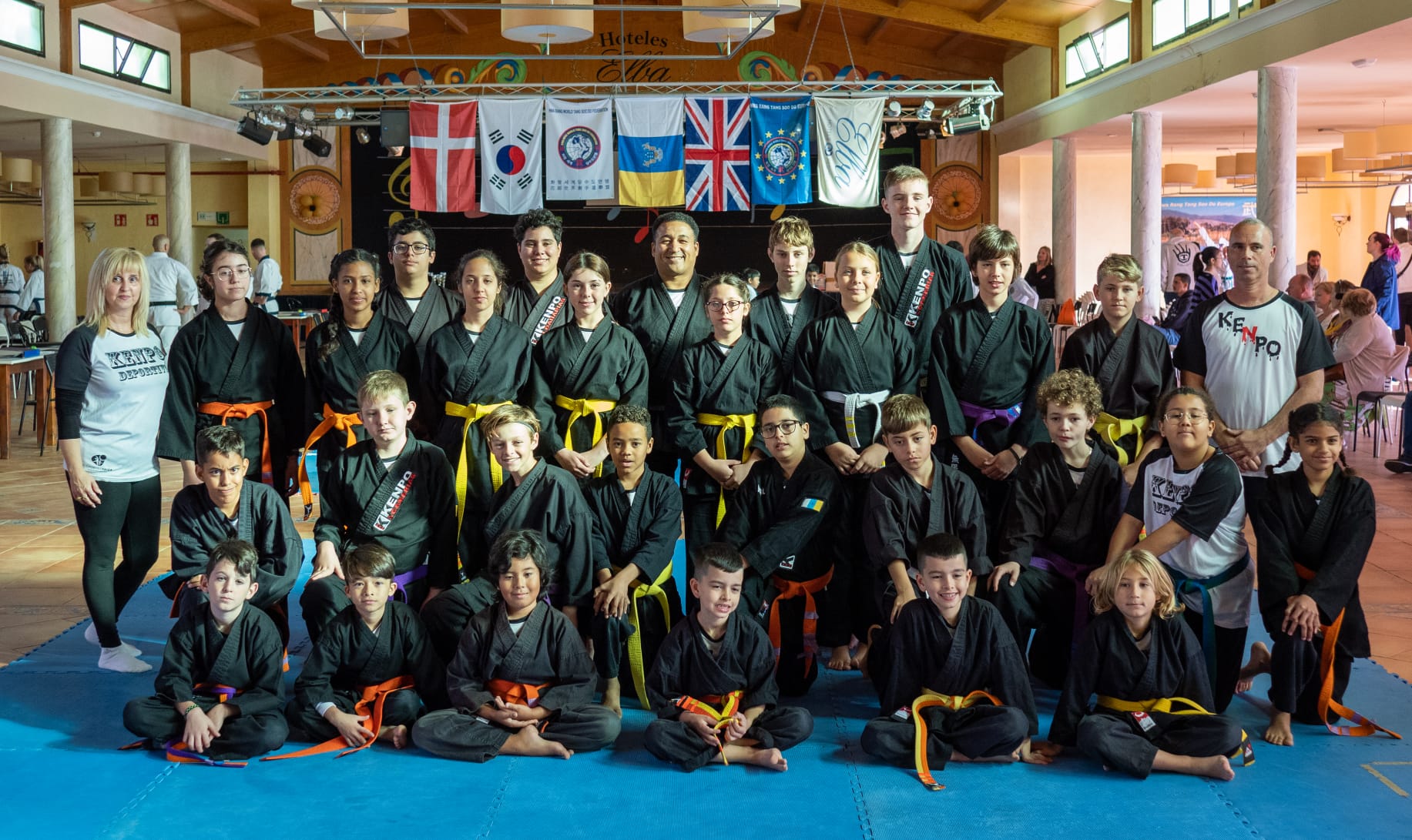 Grupo de deportistas de Playa Blanca