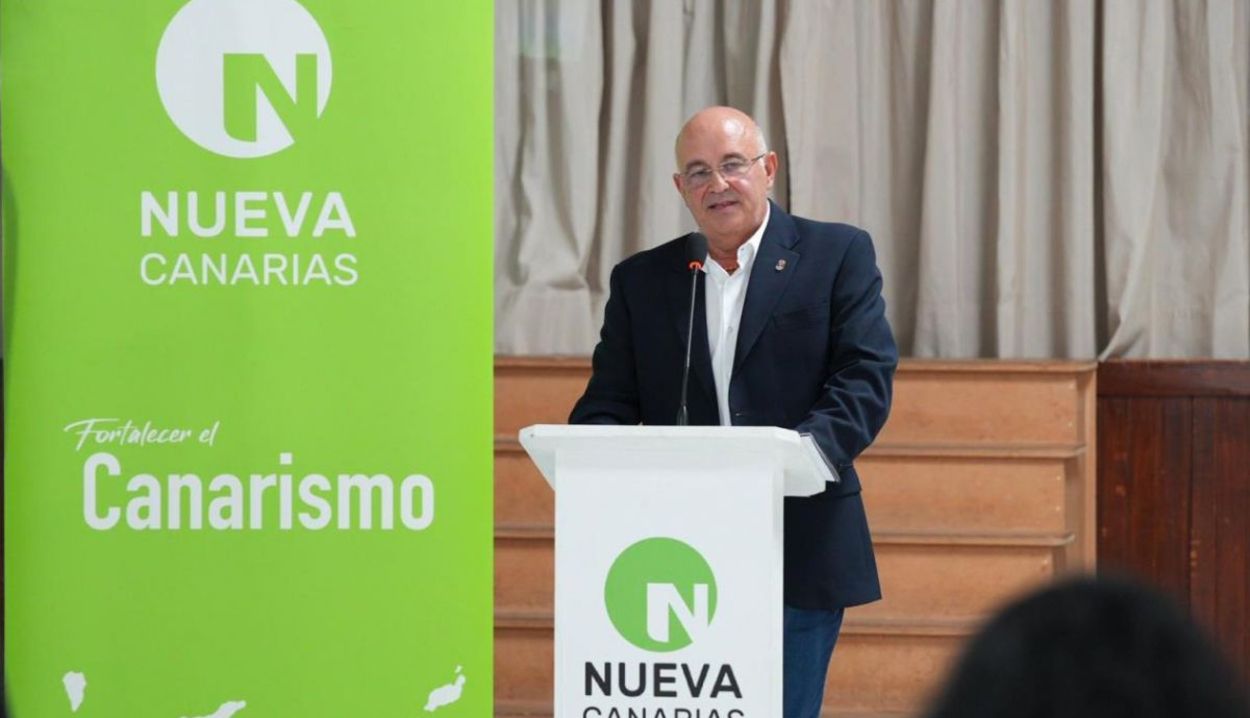 El candidato de NC a la Alcaldía de Teguise, Fernando Jiménez