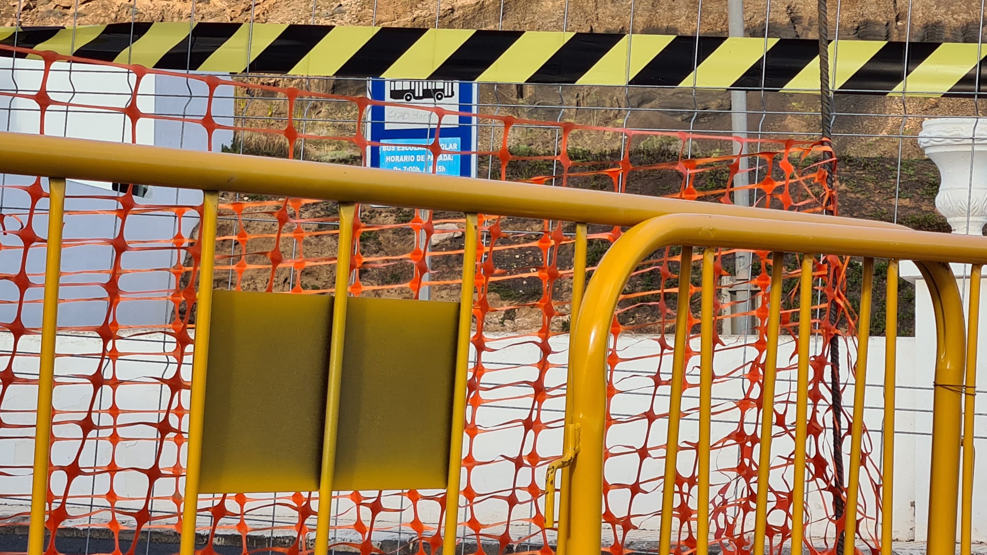 Obras de la Tubería Norte en la calle Rafaél Alberti