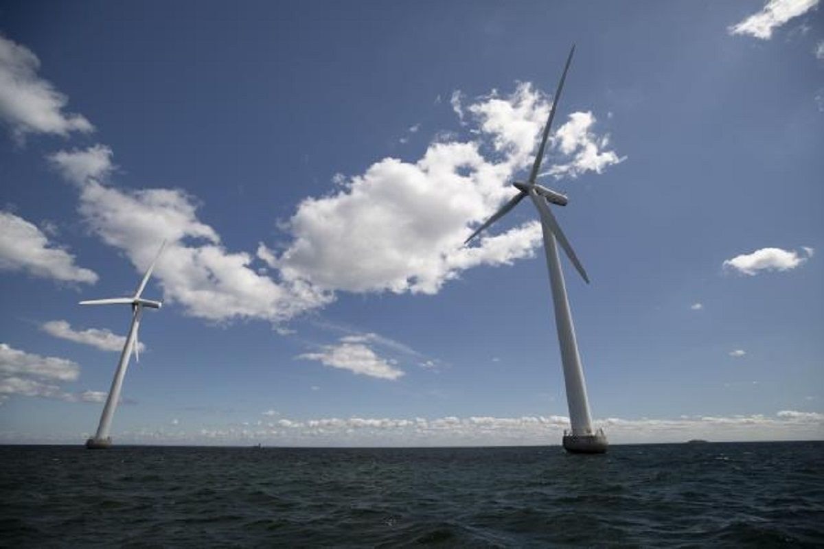 Instalación eólica marina en el Mar del Norte